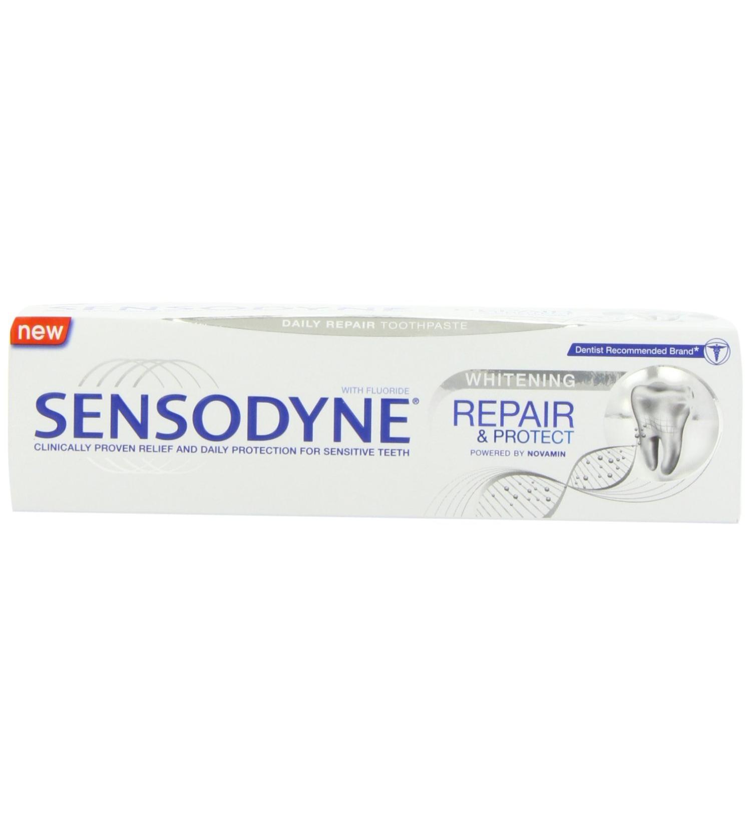 Sensodyne Repair and Protect Whitening Toothpaste 75 ml - Pack of 3 | Fast International Shipping - Buy Online on GoSupps.com