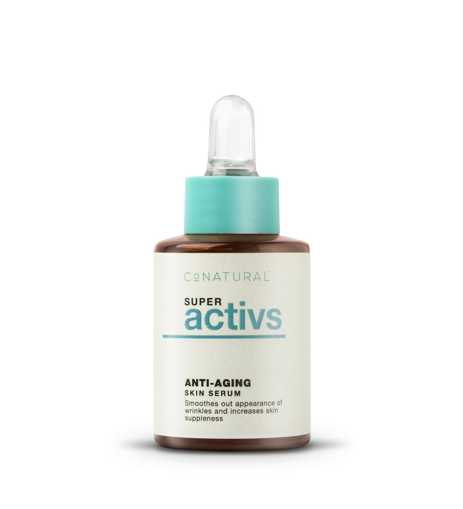 Conatural Anti-Aging Serum 30ml | Peptide Face Serum for Wrinkles Fine Lines & Youthful Skin | Deep Wrinkle Tightening Treatment - Buy Online on GoSupps.com