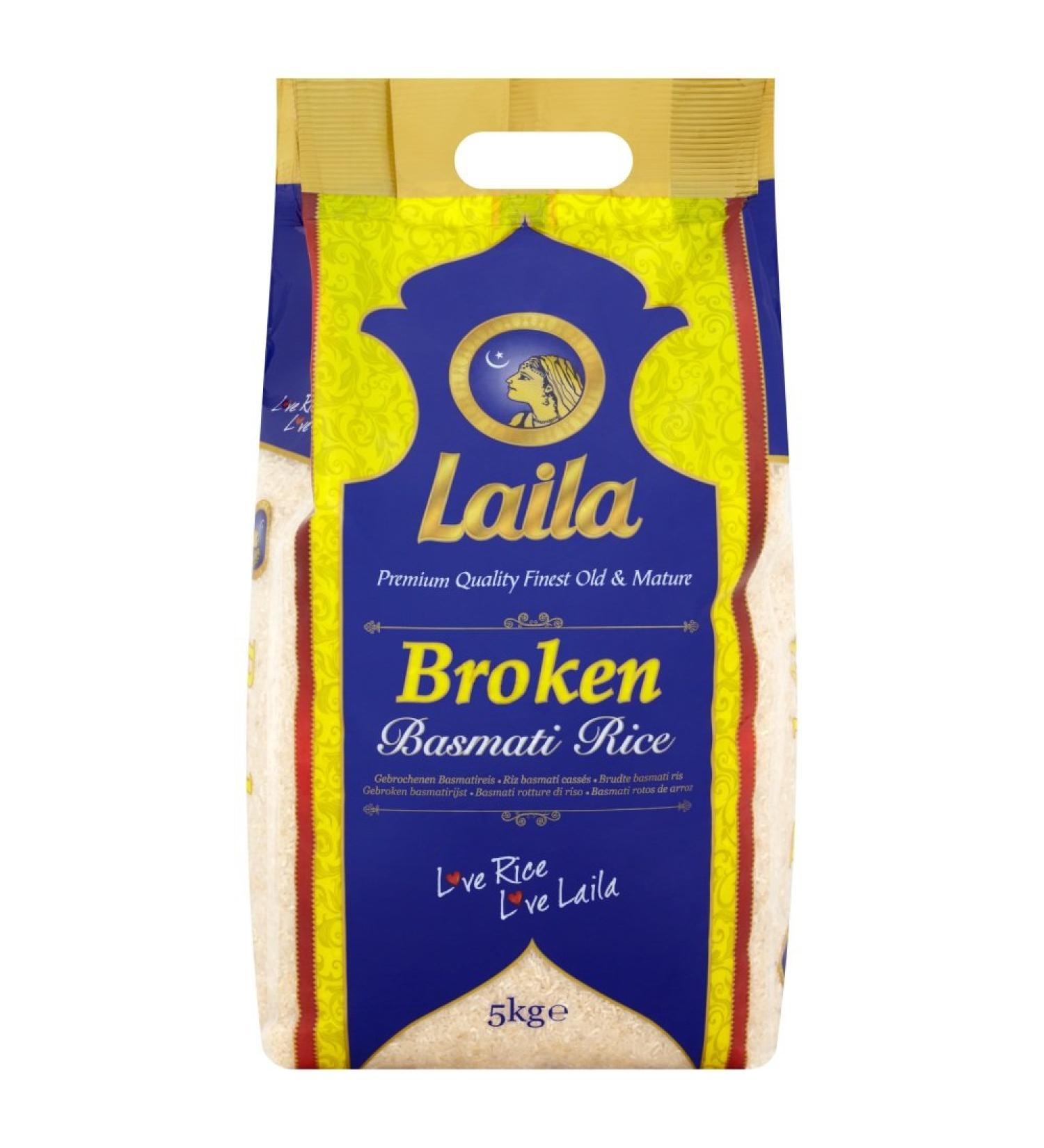 Laila Broken Basmati Rice for Daily Cooking 5KG