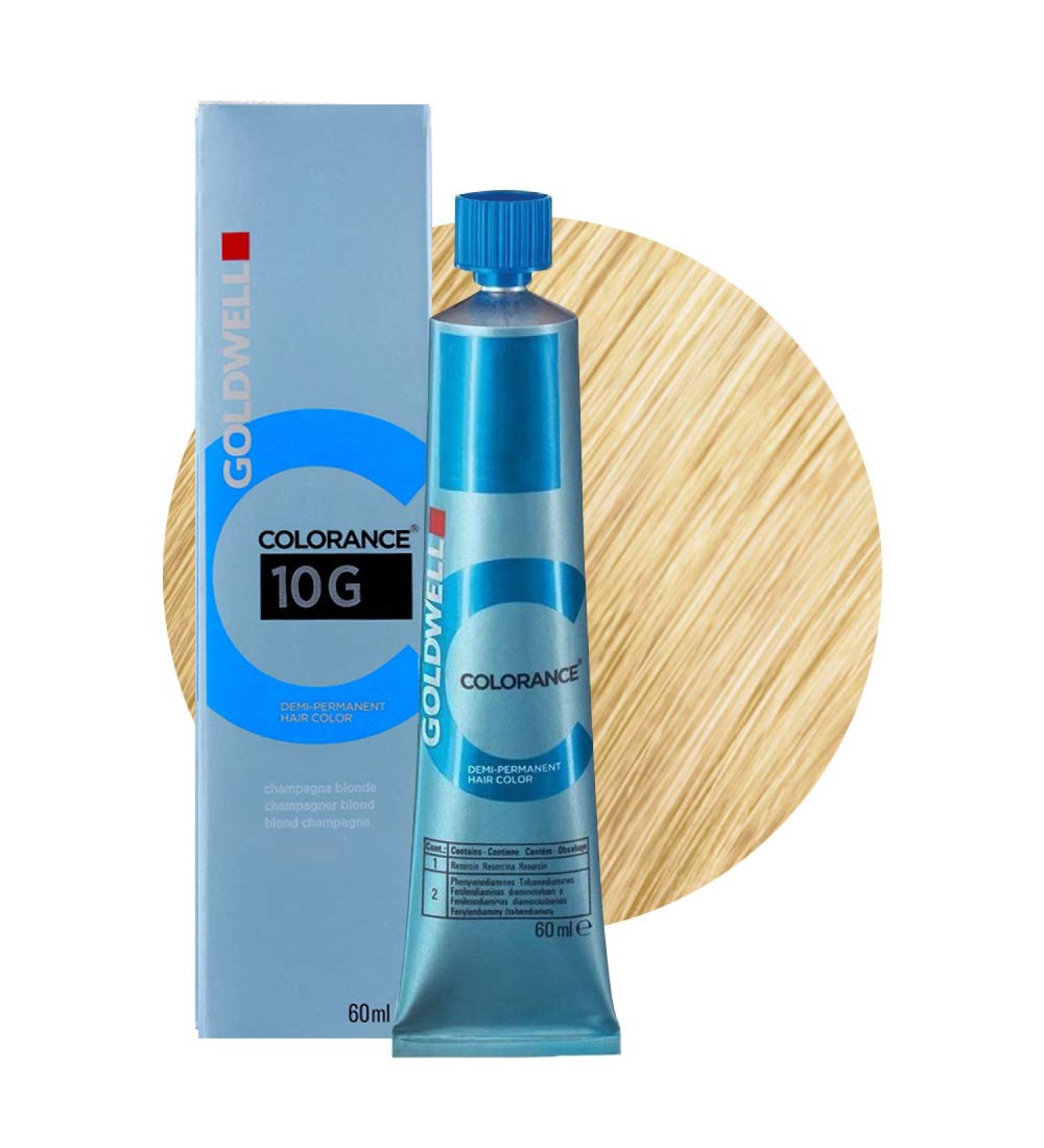 Goldwell Colorance Demi-Permanent Hair Colour Number 10G Champagne Blonde 0.11 kg