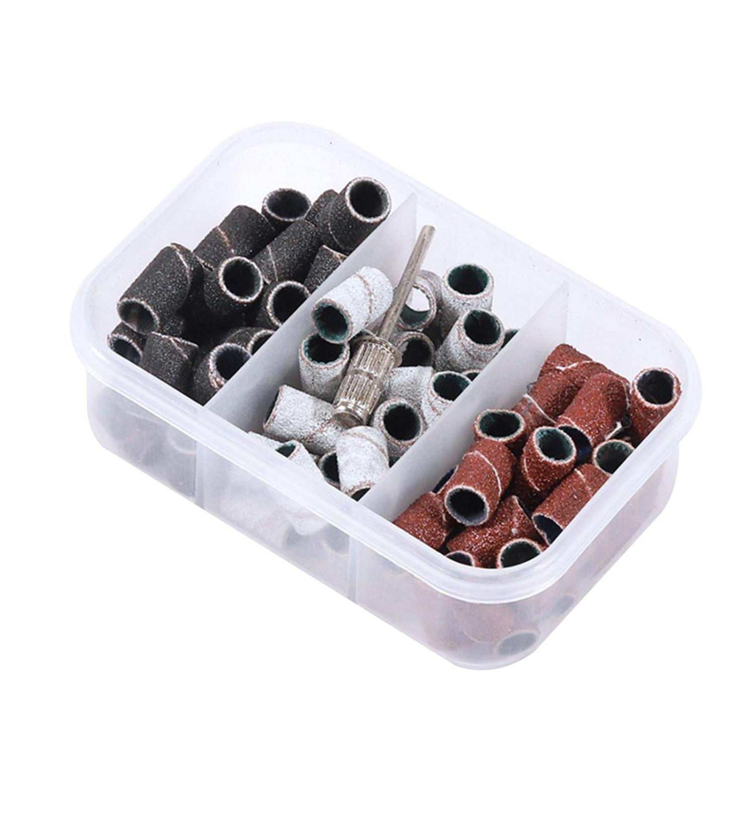 Nail SandingBands Professional Drill Bits Set 210/ SandingBands for Acrylic Gel Nails Dip Powder Nails and Manicure Pedicure B: Boxed sand ring HZSQ-02 - Buy Online on GoSupps.com