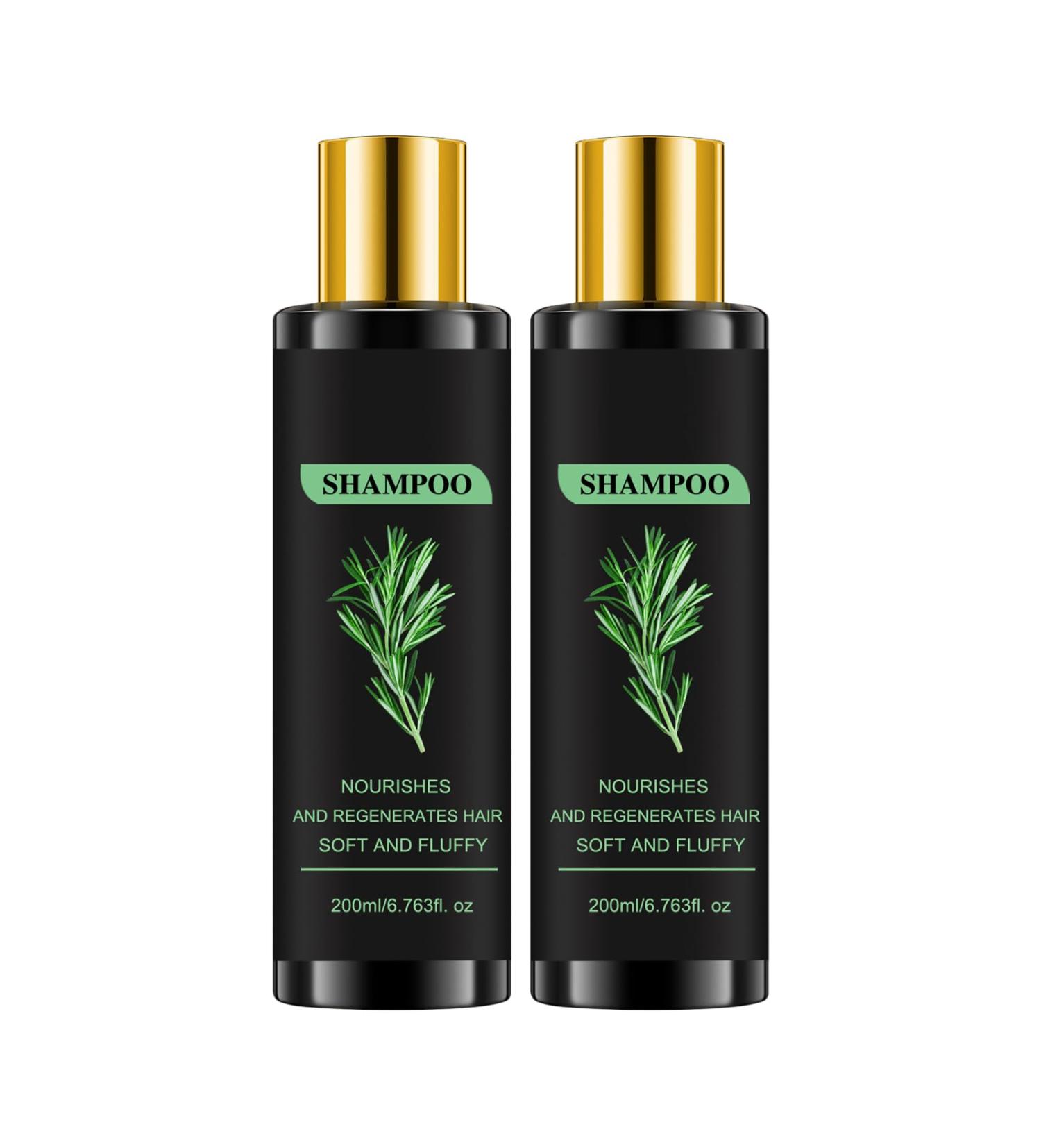 2 Pcs Rosemary Hydrolyzed Keratin Shampoo Rosemary Leaf Oil Shampoos Soft and Fluffy Cleansing Shampoos for Men and Women - Buy Online on GoSupps.com