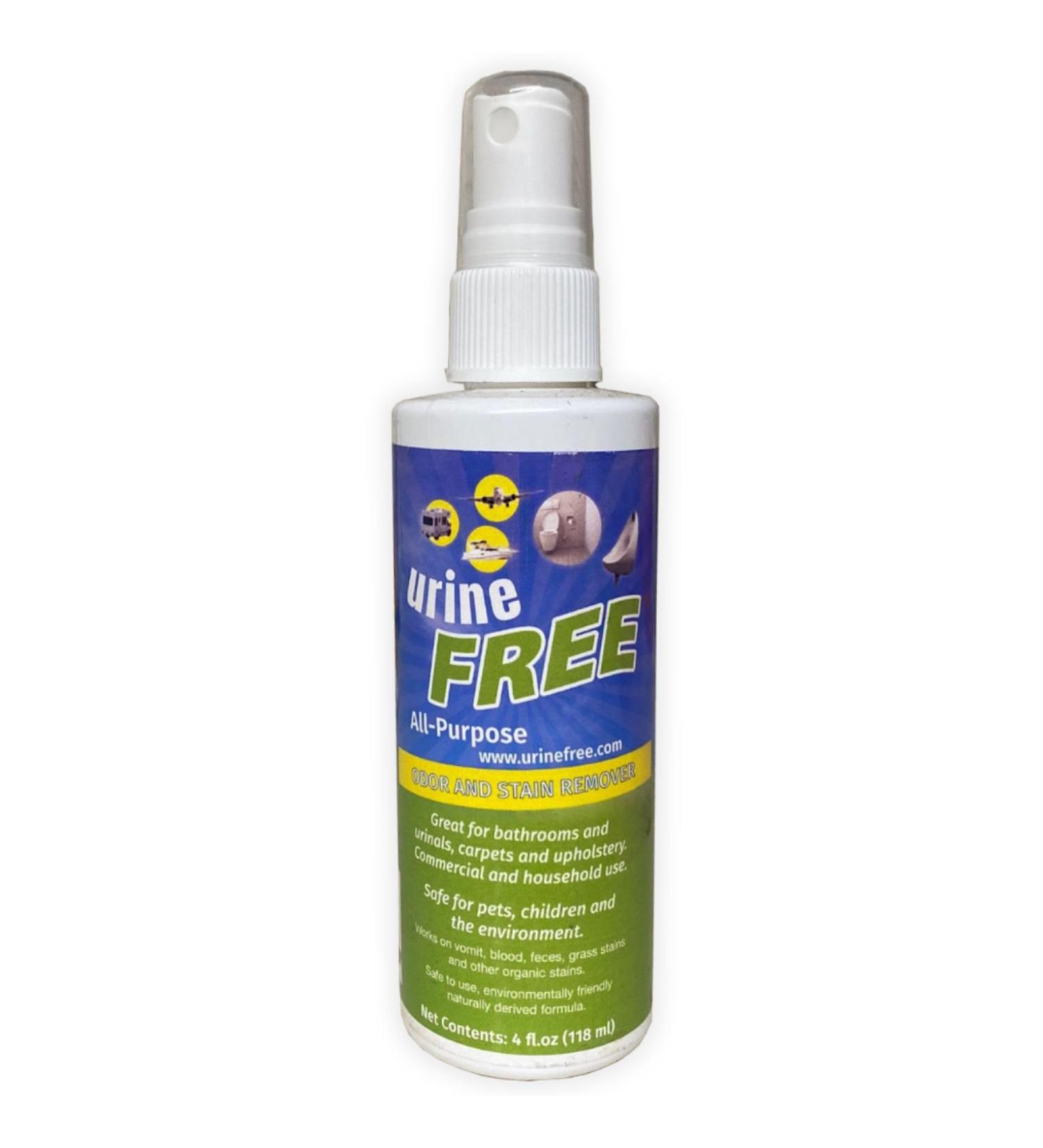 UrineFree - PetFresh - Odor & Stain Remover from any surface Suitable for Carpets Upholstery and Hardwood Floors - for Children Dogs and Cats - Household Uses (4 oz / 118 ml) - Buy Online on GoSupps.com