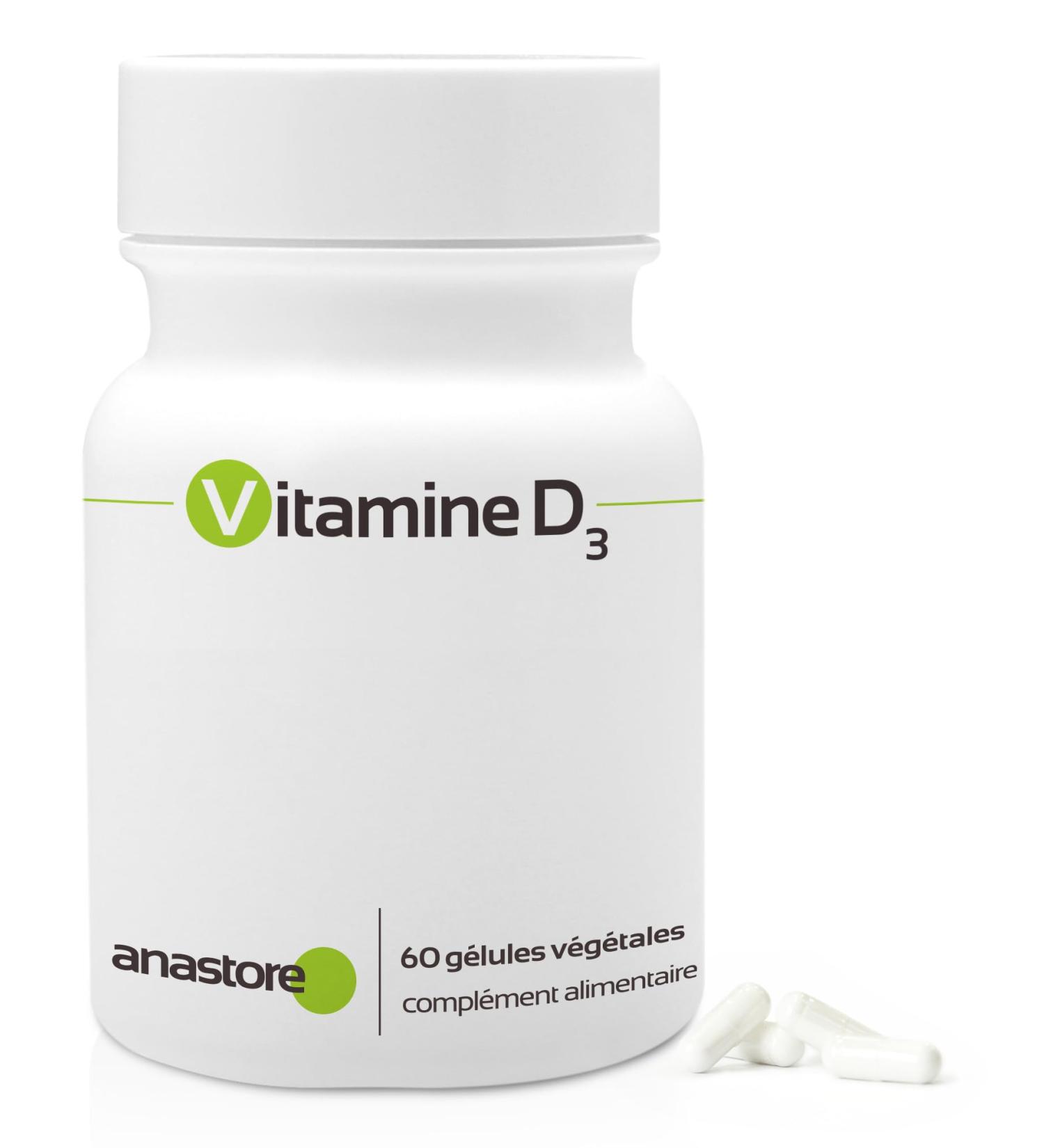 Vitamin D3 x 25 g (1000 IU) / 60 capsules x 100% vegetable origin - Buy Online on GoSupps.com