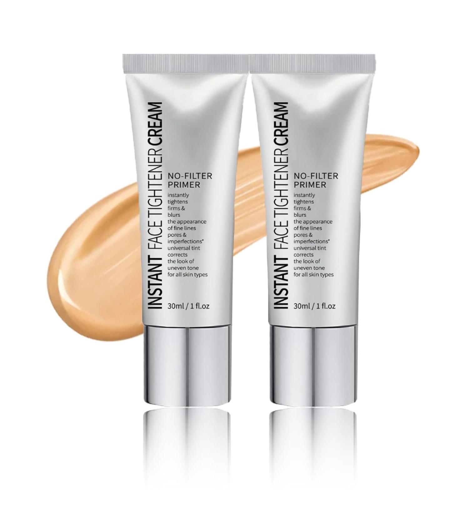 Face Tightener no Filter Primer Instant Face Tightener Primer Skin Tightener 30ml No Filter Primer instant Face Tightener for All Skin Types (2PCS) - Buy Online on GoSupps.com