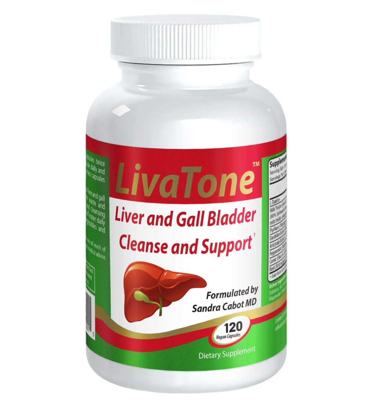 Liver and Gallbladder Cleanse - Dr. Formulated Detox Pills with Milk Thistle & Antioxidants | 120 Capsules for Optimal Health - Buy Online on GoSupps.com