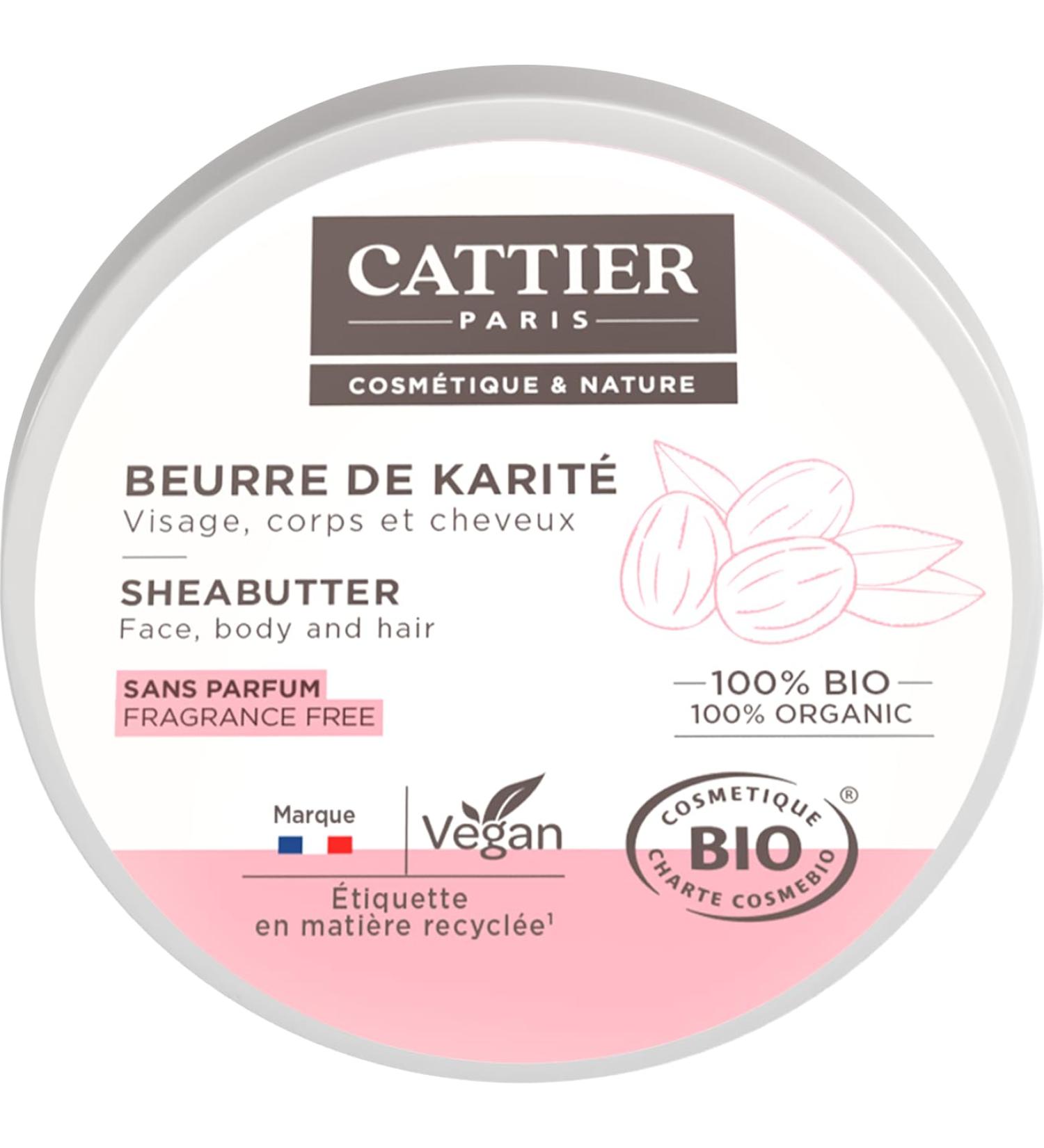 Buy Cattier Shea Butter 100% Organic 100g - Pure Moisturizer for Skin & Hair | Free International Shipping - Buy Online on GoSupps.com