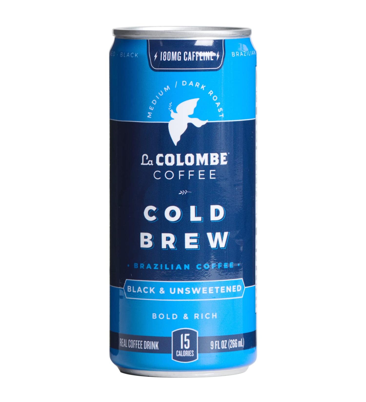 La Colombe Brazilian Cold Brew - 9 Fl. Oz. 4 Pack | Cold Pressed Espresso Coffee | 15 Calories | 100% Arabica | Double-Filtered | Bold & Rich | 120mg Natural Caffeine | Single-Origin | 4 Pack - Buy Online on GoSupps.com