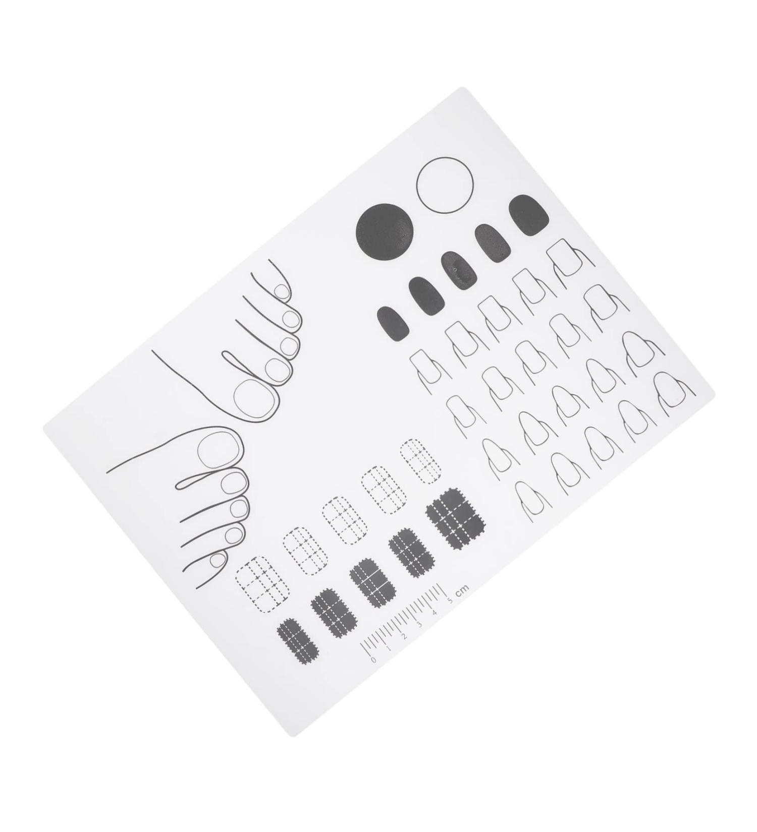 Ipetboom Silicone Manicure Pad Silica Gel Coloring Set 28x20cm As Shown - Buy Online on GoSupps.com