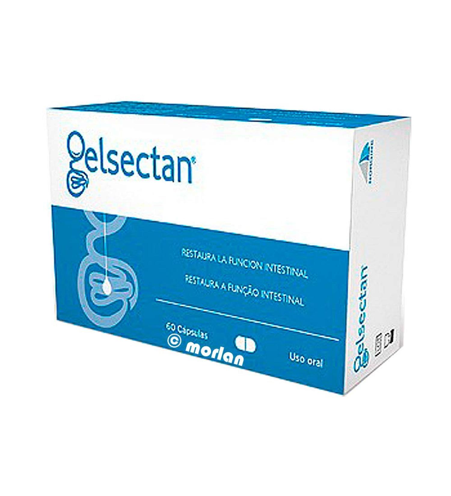 Gelsectan intestinal transit 60 capsules