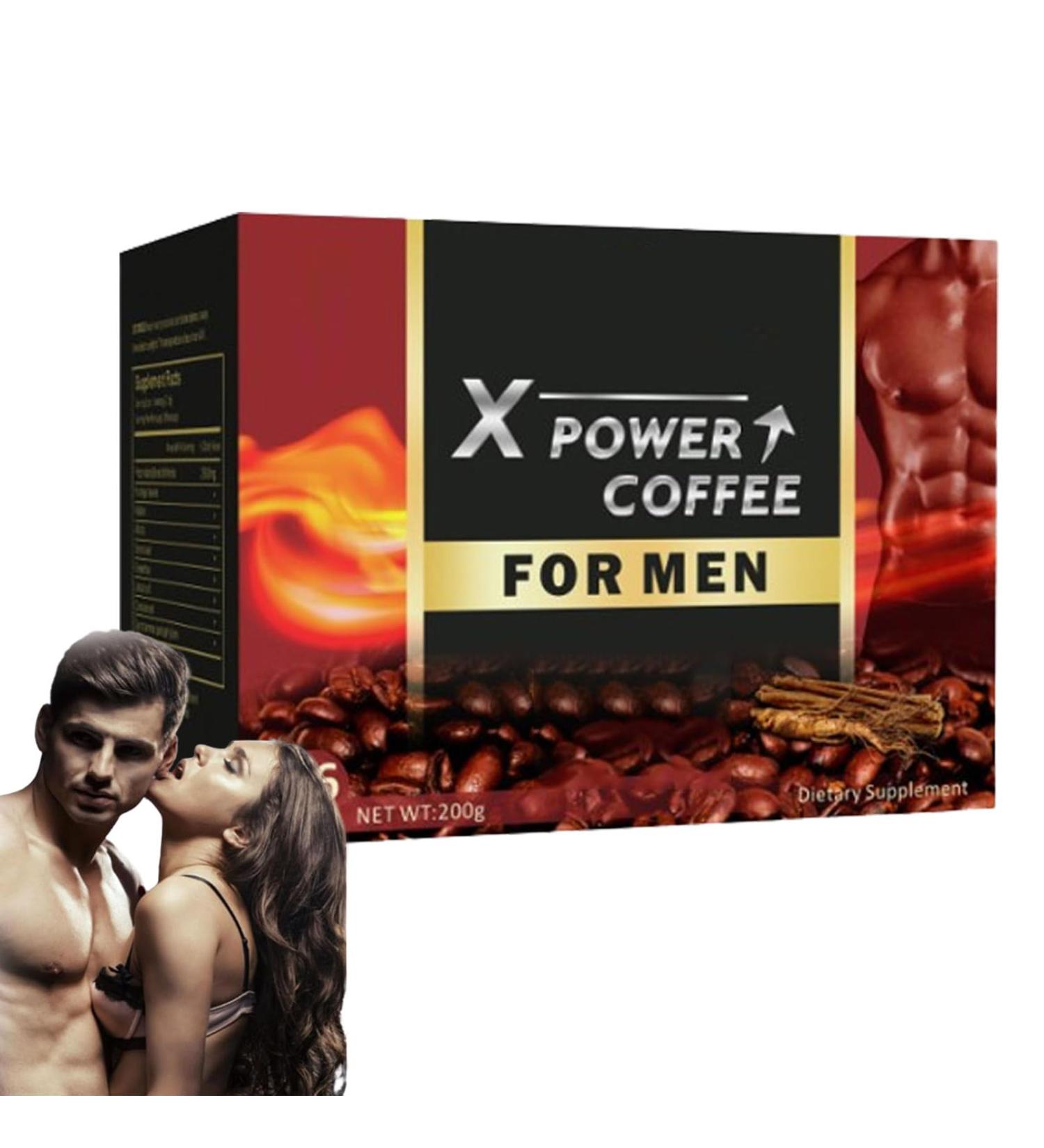 X Power Coffee X Power Coffee For Men Powerful Coffee Ginseng Maca X-Power Coffee for Men-the Secret To Strong Men (1 box) - Buy Online on GoSupps.com