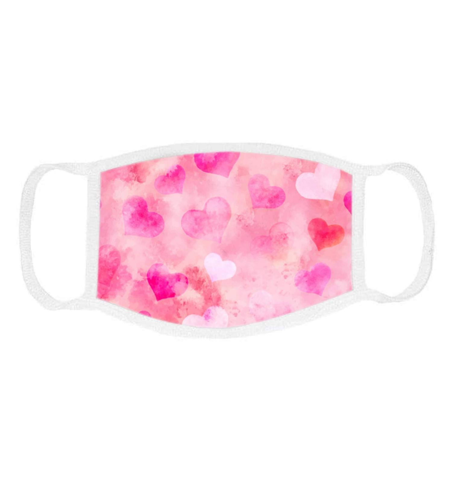 ZQP 2PCS Valentine's Day Face Bandana Cotton Face Bacalava Unisex Cute Heart Mouth Bacalava Reusable Dustproof Face Bacalava for Outdoor Activities - Buy Online on GoSupps.com