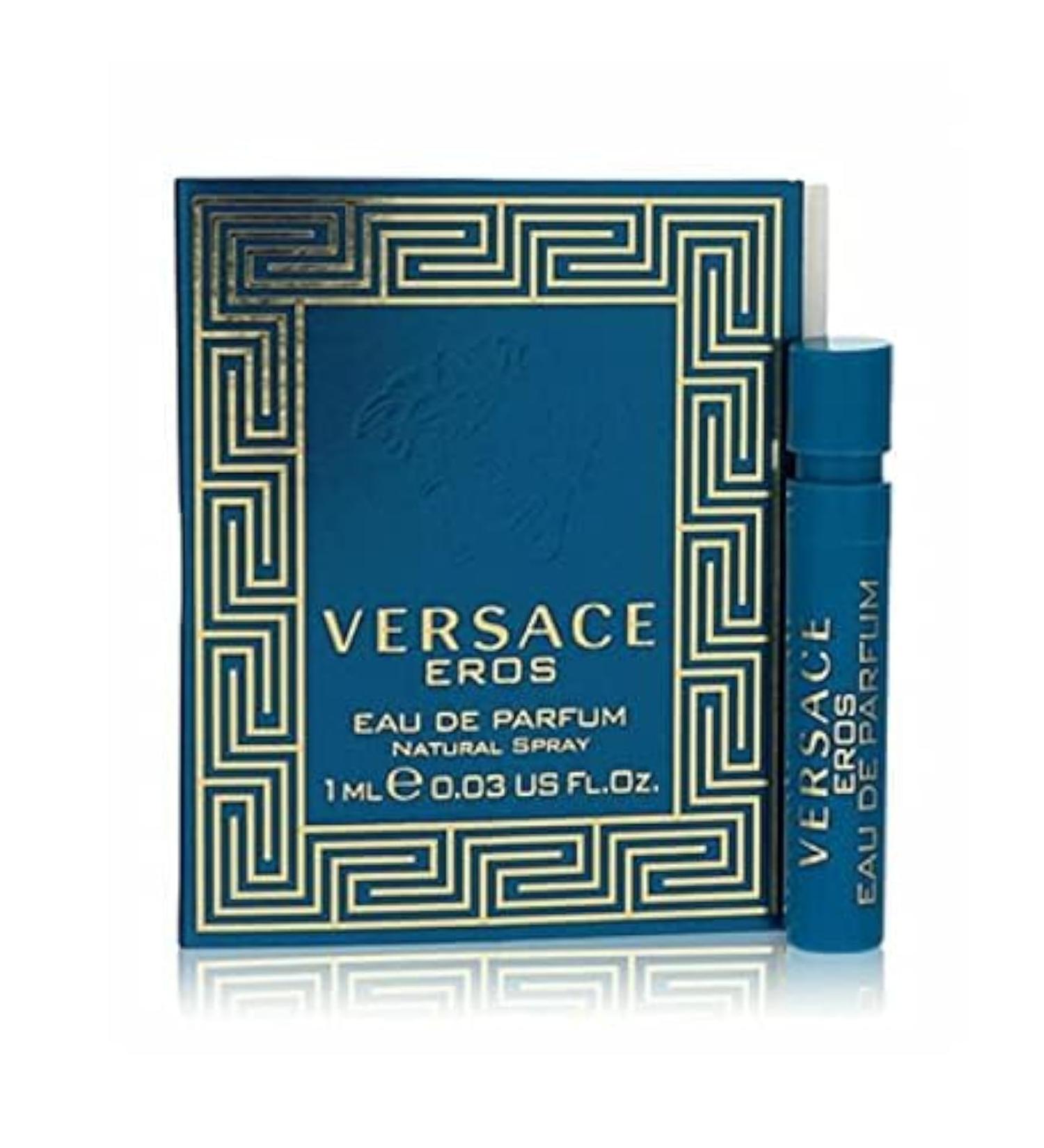 Versace Eros Eau De Parfum Travel Sample Spray Vial .03 Oz/1 Ml