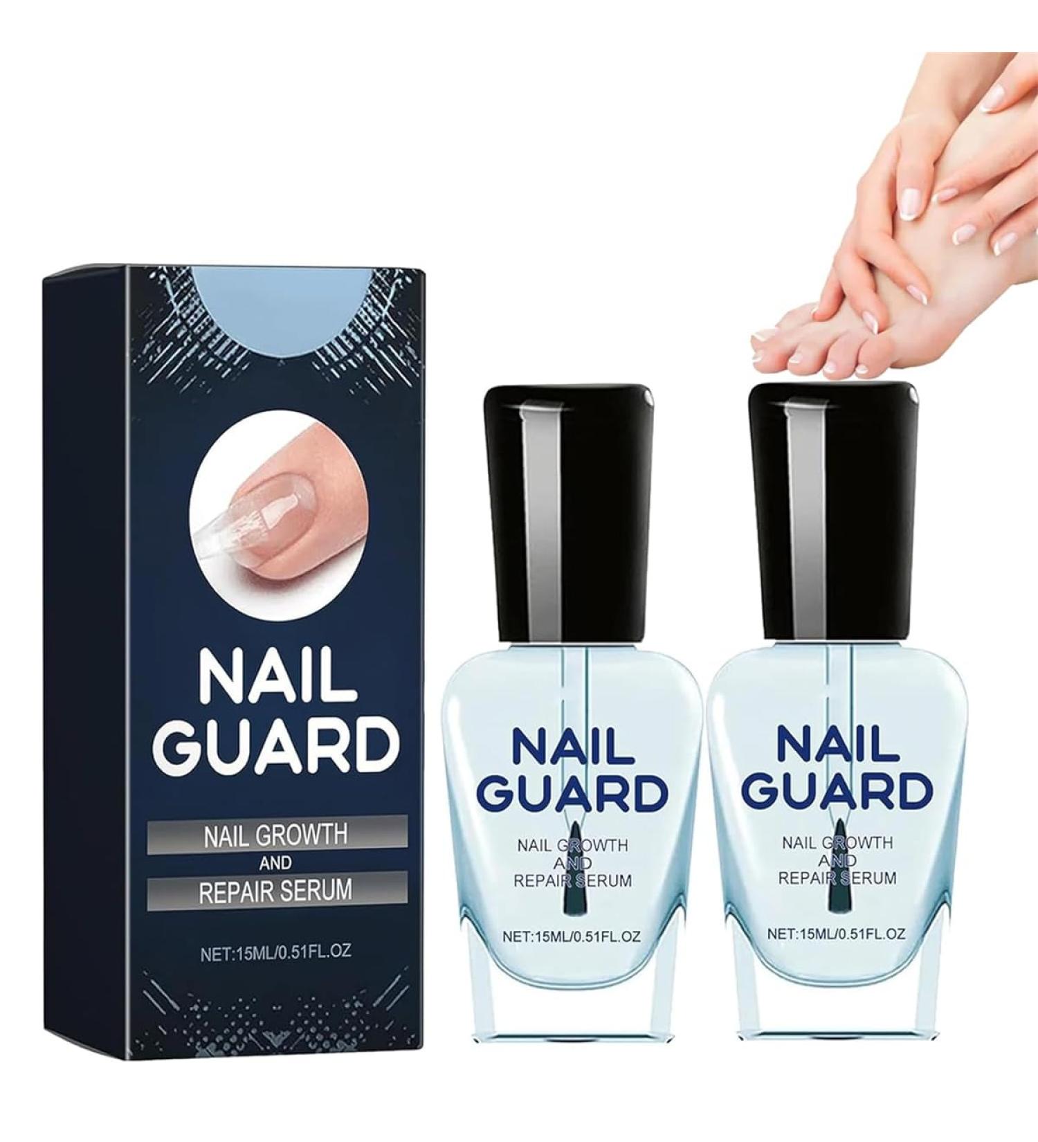 Nail Growth And Repair Serum 1/2 Pcs Nail Guard Serum Nail Strengthening and Growth Conditioner Nail Strengthener and Growth and Repair (2Pcs) - Buy Online on GoSupps.com