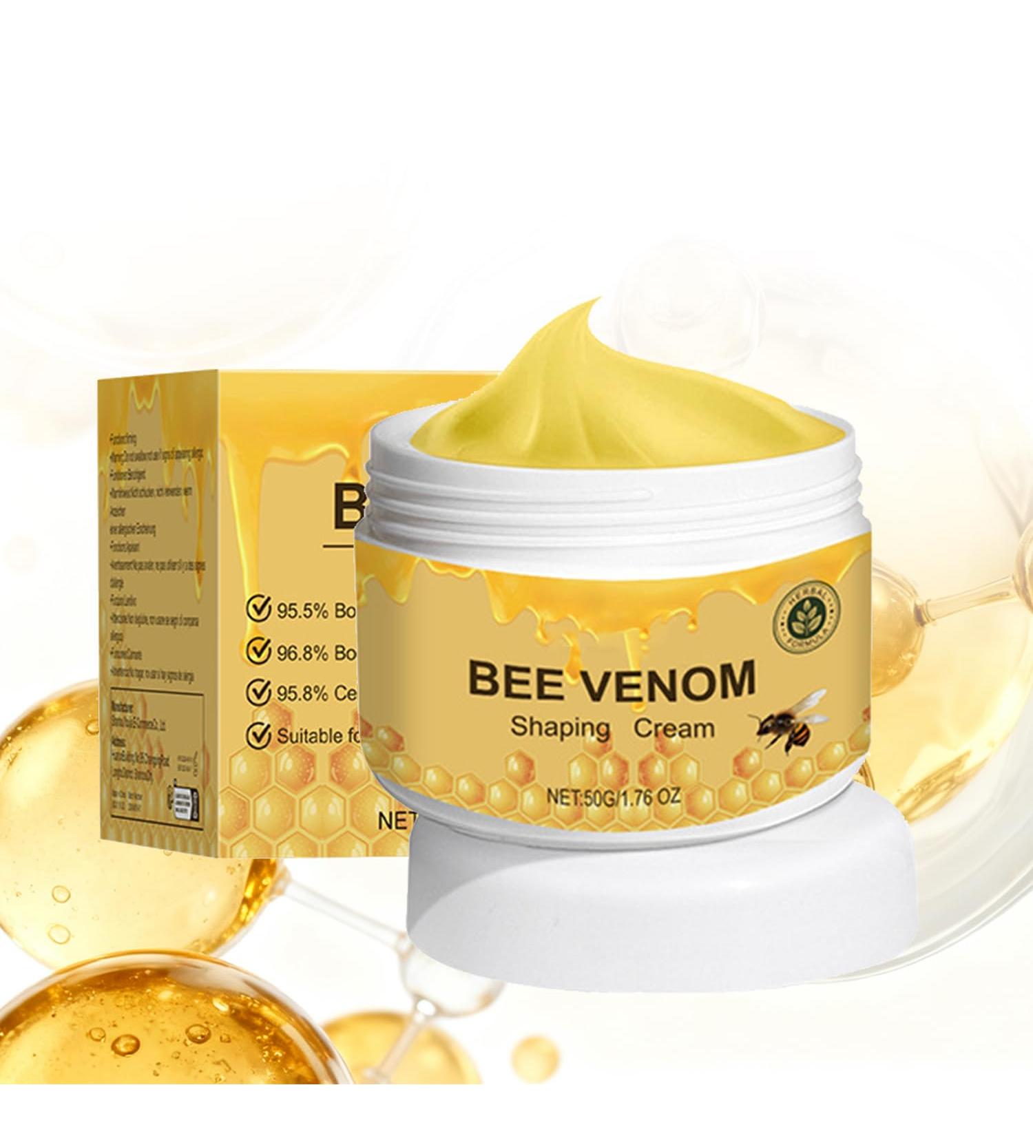 Grospe Bee Venom Cream - Firming & Contouring Body Cream with Natural Ingredients Skin Tightening Moisturizer for Thighs Belly & Arms 1.7oz - Buy Online on GoSupps.com