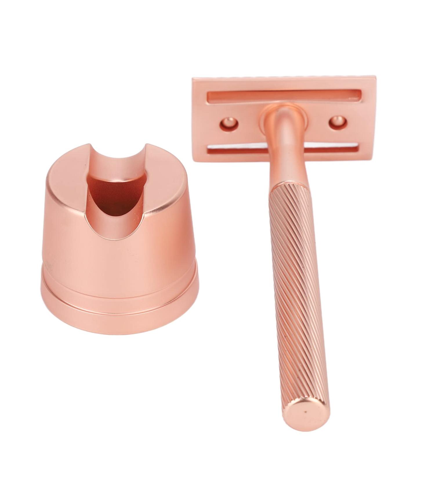 Double-Sided Copper Razor - Portable & Washable Barber Tool | Shop Internationally - Buy Online on GoSupps.com
