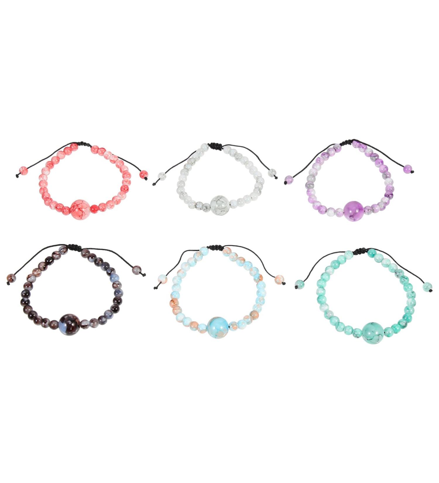 Mipcase Motion Sickness Bracelets 6Pcs - Anti Nausea Wristband for Travel - Adjustable Sea Sickness Bands - Nausea Relief Bracelets - Buy Online on GoSupps.com