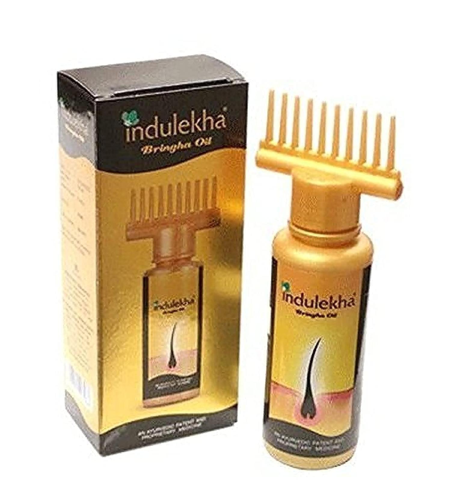 Indulekha Bringha Oil Reduces Hair Fall And Grows New Hair 100% Ayurvedic Oil 100ml / 3.38 Fl Oz