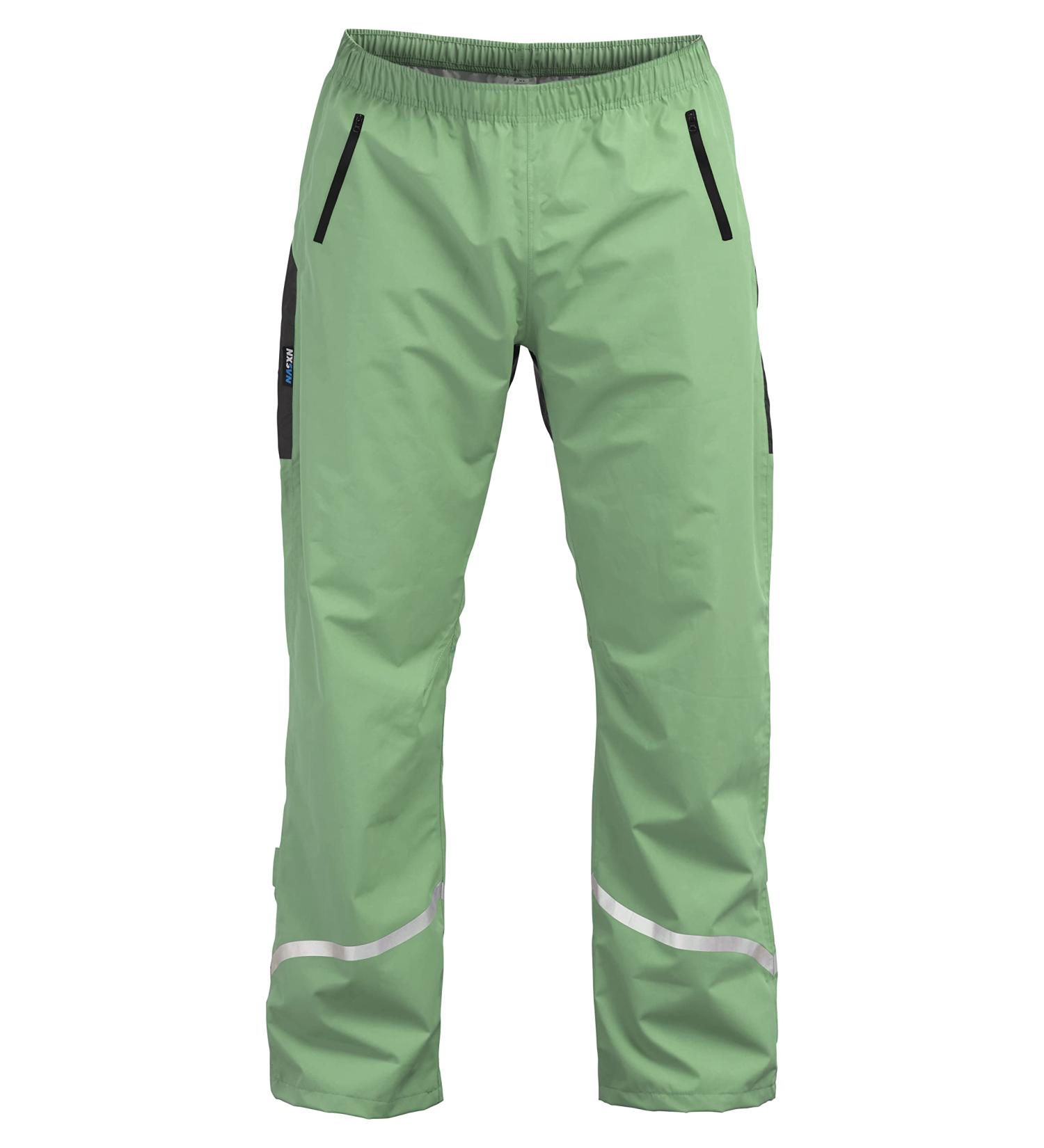 Rubberneck NXSVN Bicycle Rain Pants - Breathable Reflective with 3M Reflectors - Size L Green for Ultimate Comfort & Safety - Buy Online on GoSupps.com