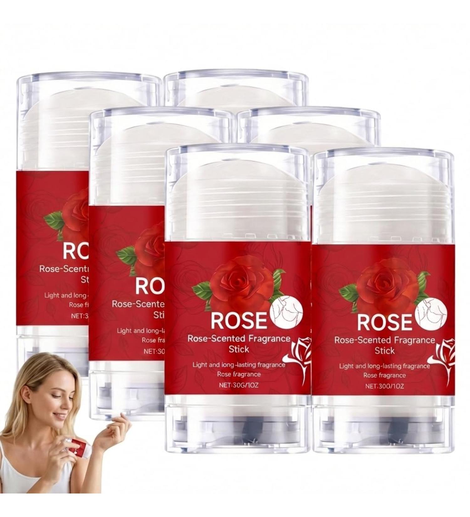 Lot de 6 baumes cr me parfum s la rose - D odorant en stick naturel la rose - Protection durable 24 heures contre les odeurs des aisselles - Doux et non irritant - Hydratant et apaisant - Doux 6 pi ces. - Buy Online on GoSupps.com