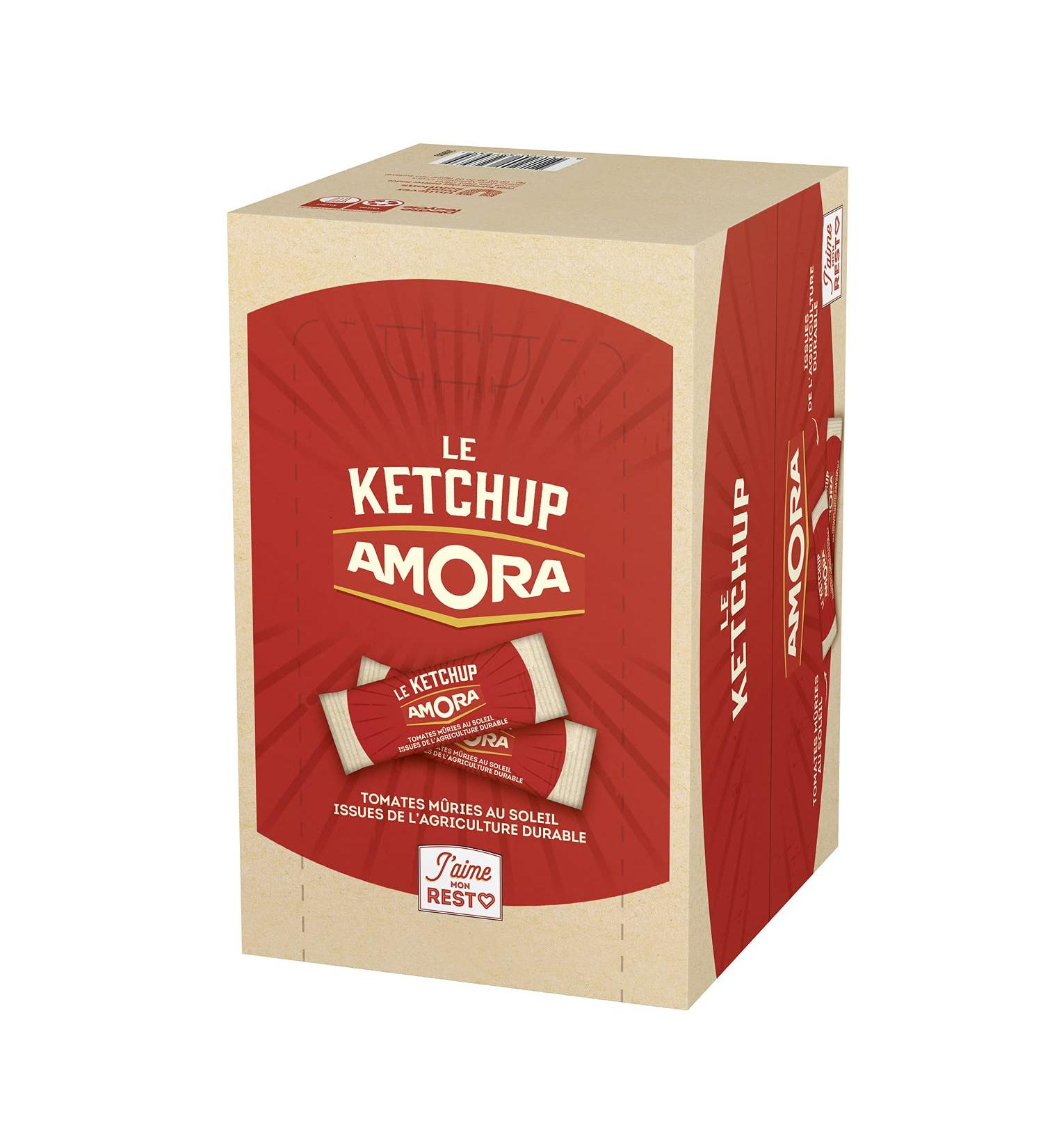 AMORA Ketchup Display Box of 200 Pods 10 ml 100 g - Buy Online on GoSupps.com