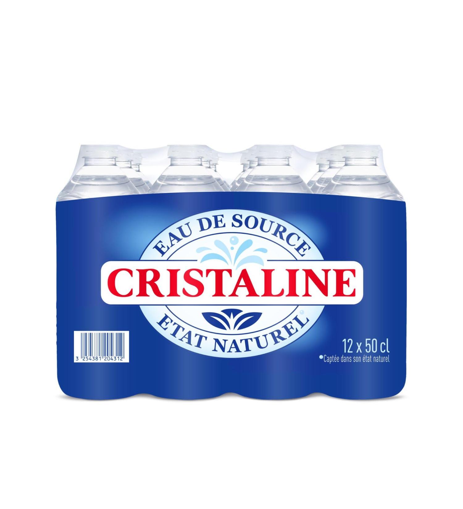 CRISTALINE Eau de source 12 x 50 cl