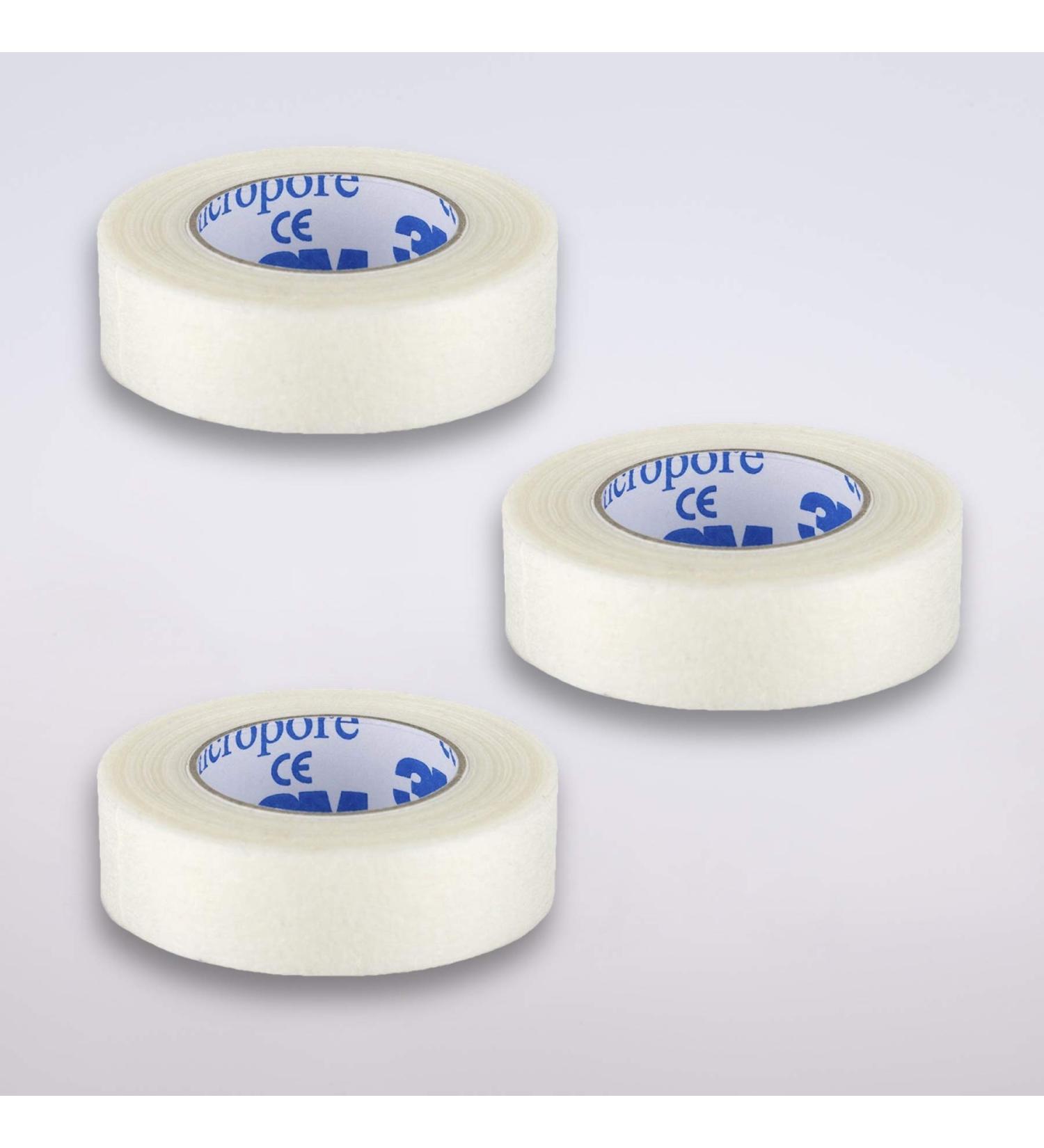 Paper Adhesive Tape Micropore Tape Eyelashes Eyelash Extensions Lashes Artificial Eyelashes (3 Rolls)