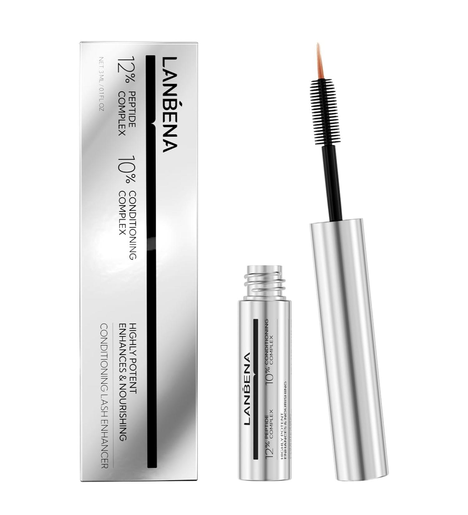 LANBENA Eyelash Growth Serum Advanced Eyelash Treatment Eyelash Serum for Eyelash Growth Hypoallergenic 01 fl oz - Buy Online on GoSupps.com