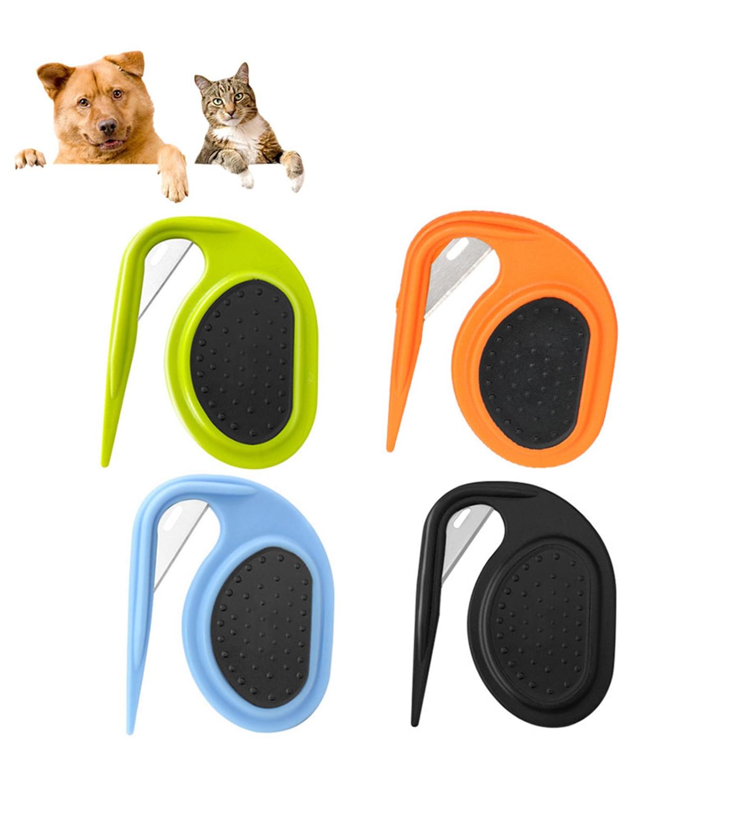2024 PET Knotting Comb for Cats | 3-in-1 De-Filter Tool & Hair Removal | Efficient Grooming for Matted & Loose Fur | 4PCs - Buy Online on GoSupps.com