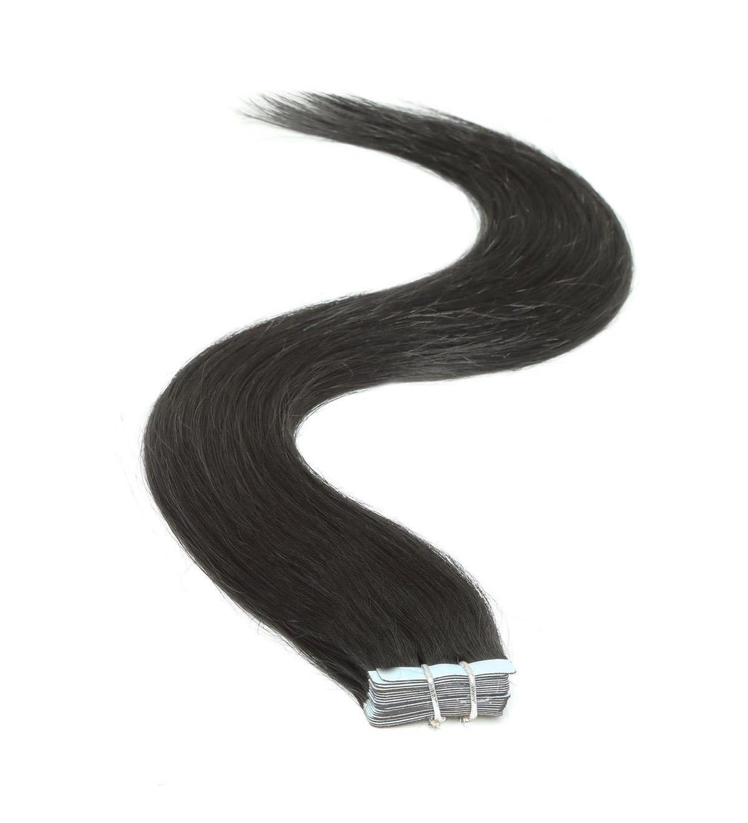 Tape in Hair Extensions | 18 inch | 20ps | 50g | Jet Black (1)