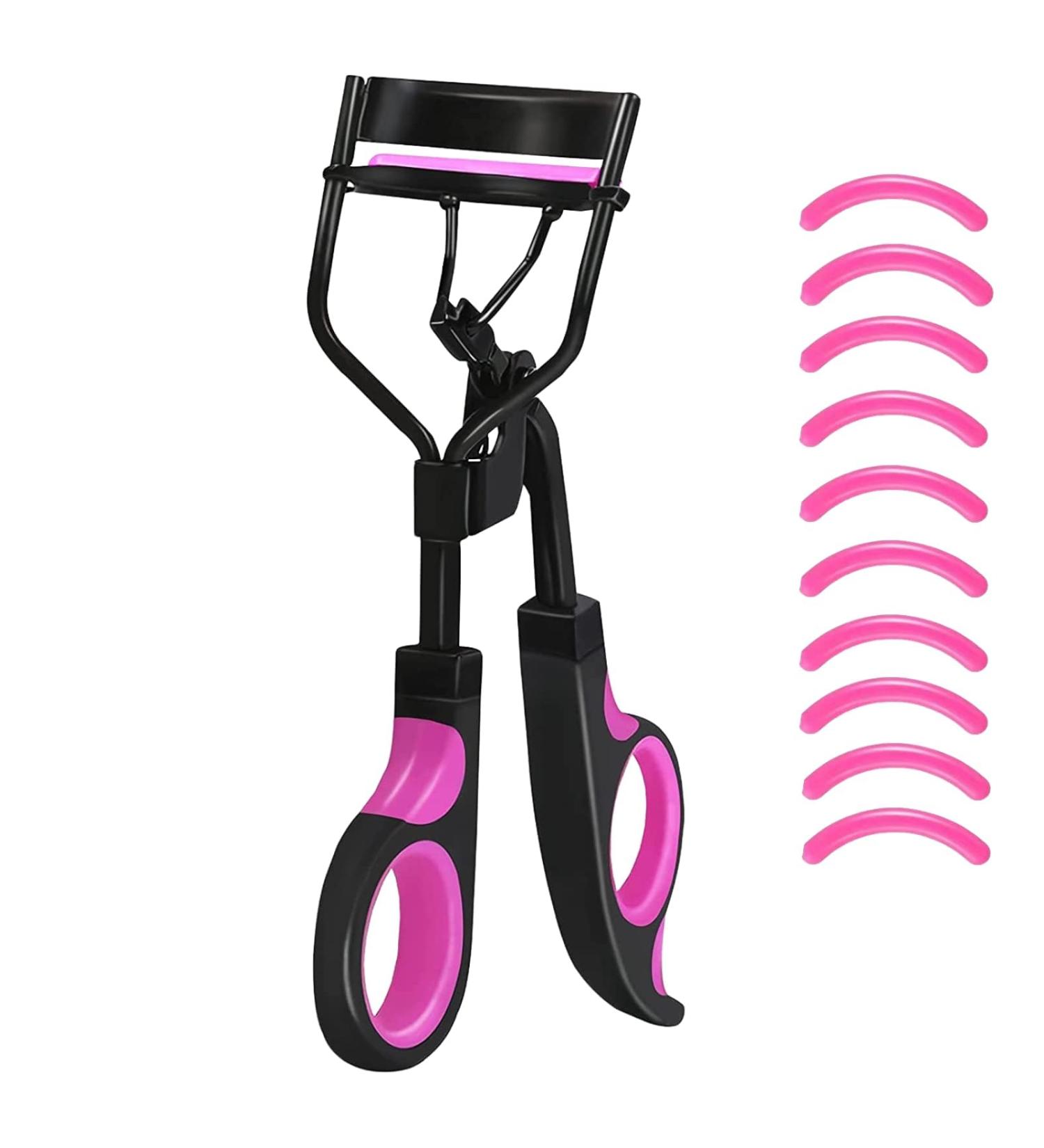 Eyelash Curler with 10 Extra Silicone Pads - Achieve Perfect Curls in 6 Seconds | International Shipping Available - Buy Online on GoSupps.com