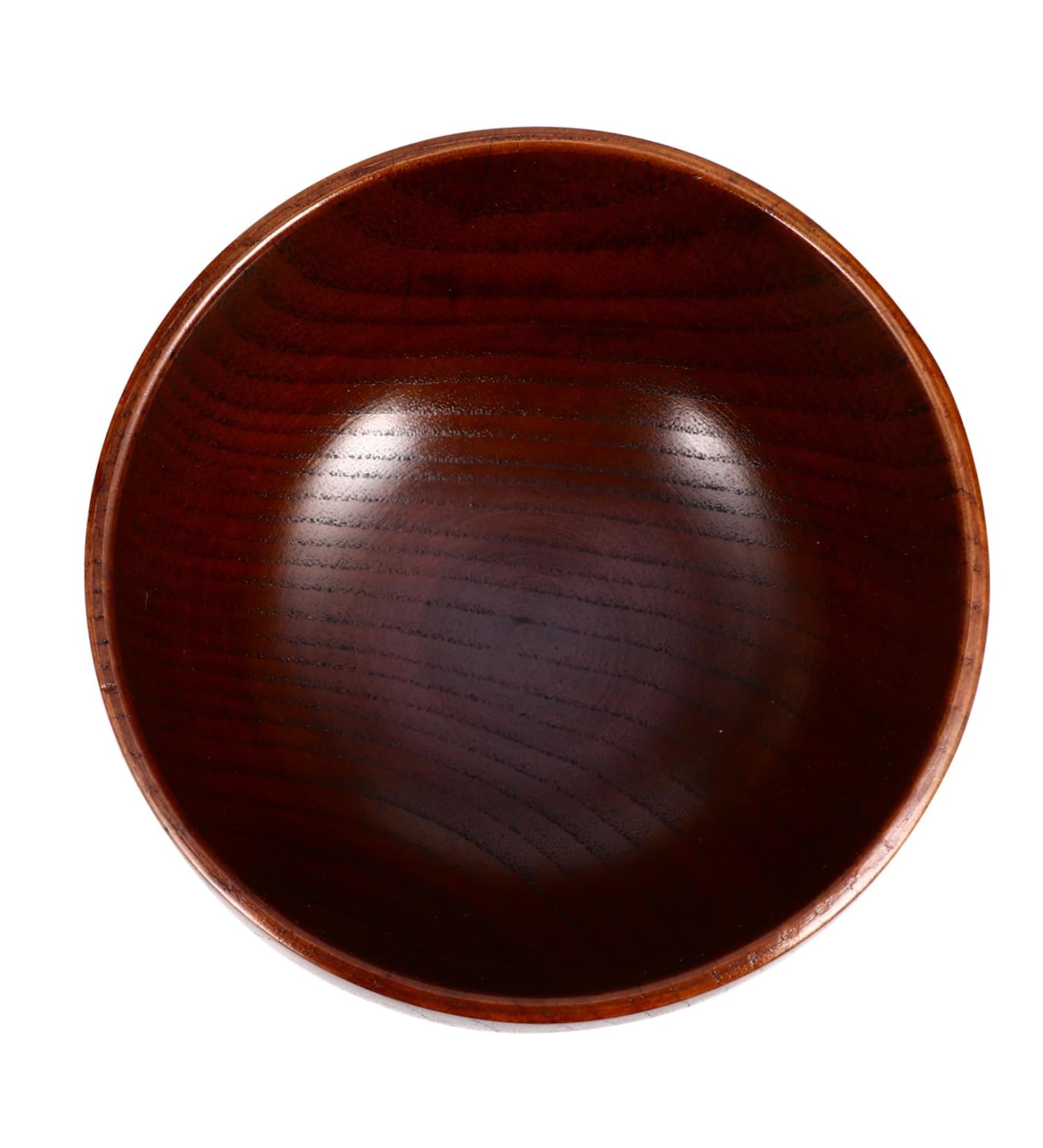 Frcolor Men's Razor Soap & Cleaning Bowl | Premium Wood Serving Shell for Grooming | Perfect for Shaving & Skin Care - Buy Online on GoSupps.com