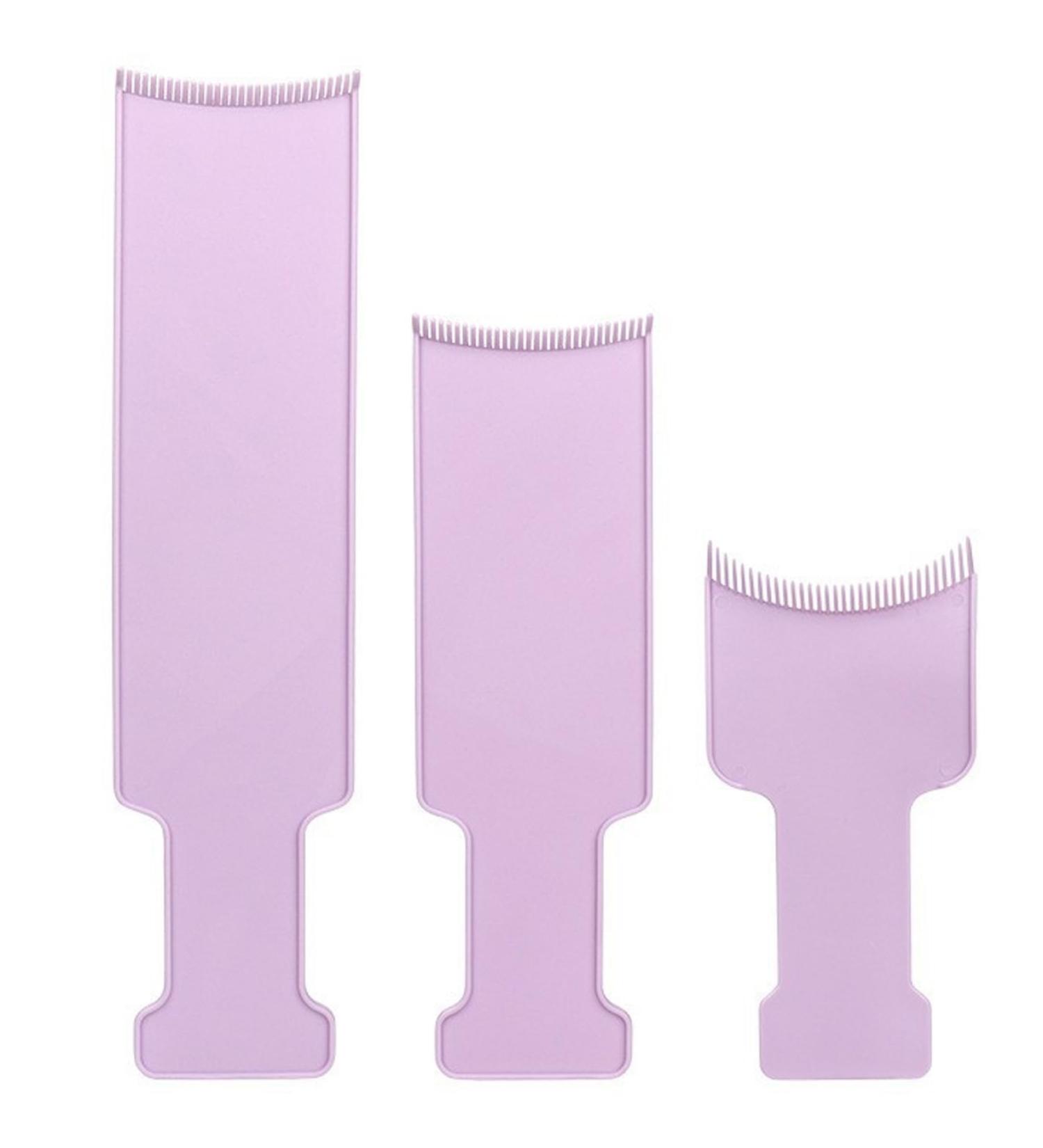 Planche de balayage kit de mise en vidence des cheveux 3 pi ces planche balayage en plastique avec dents peigne en arc kit teinture capillaire largi facile utiliser pour la section l - Buy Online on GoSupps.com
