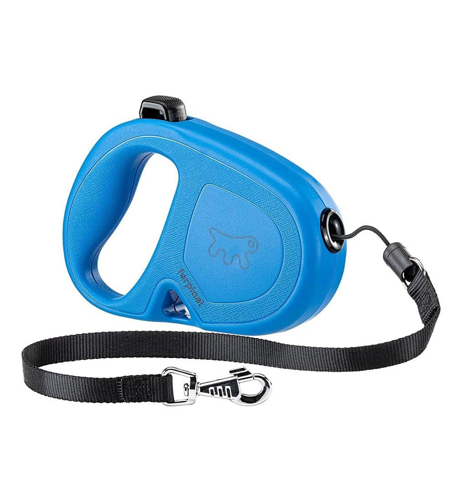 Buy Ferplast Flippy One Dog Leash for Medium Dogs - 5m Pull-Out Cord Light Blue | Shop Internationally - Buy Online on GoSupps.com