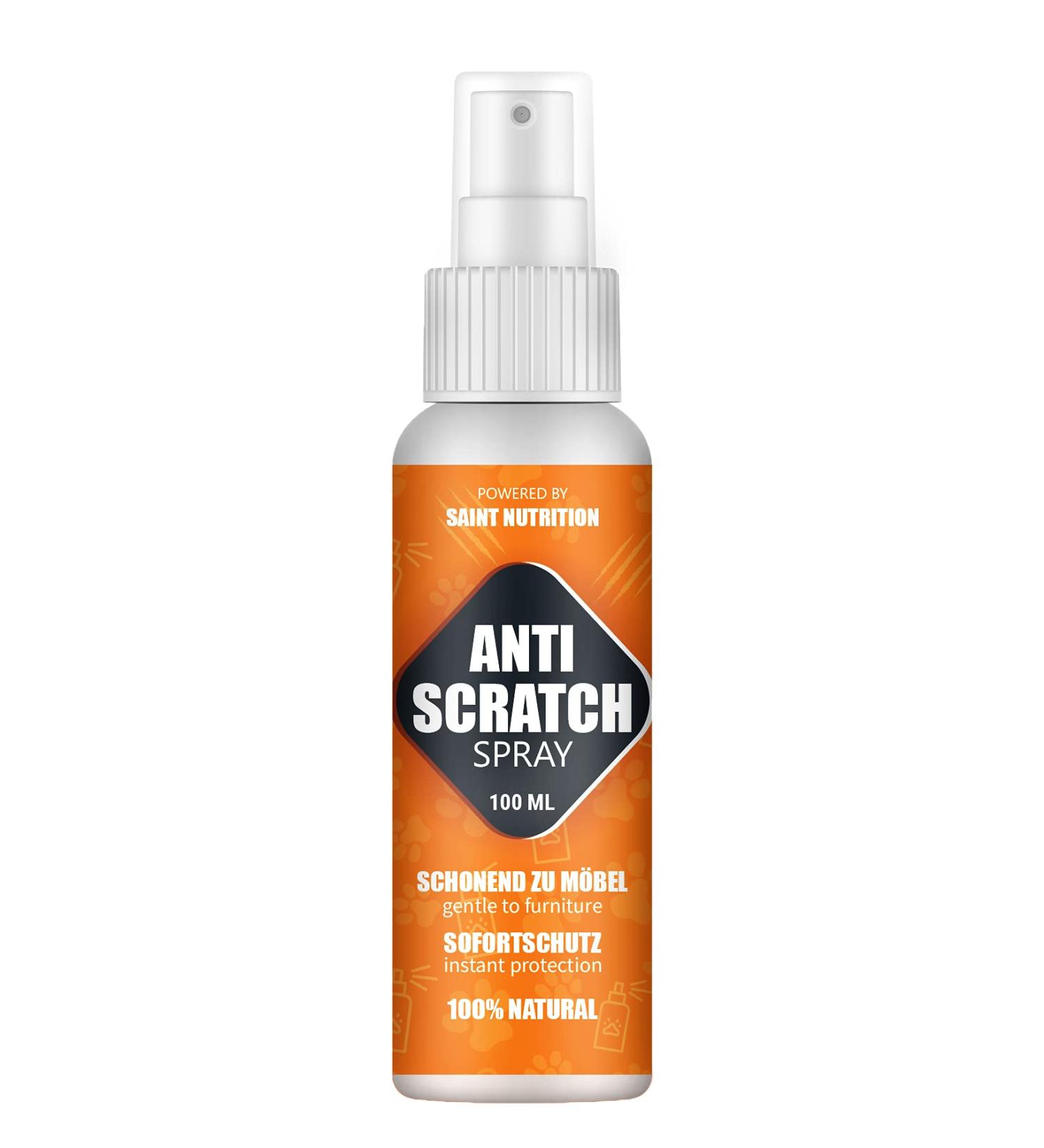 Saint Nutrition Anti Scratch Spray for Furniture | Effective Cat Repellent & Scratch Protection for Indoor & Outdoor Use - Buy Online on GoSupps.com