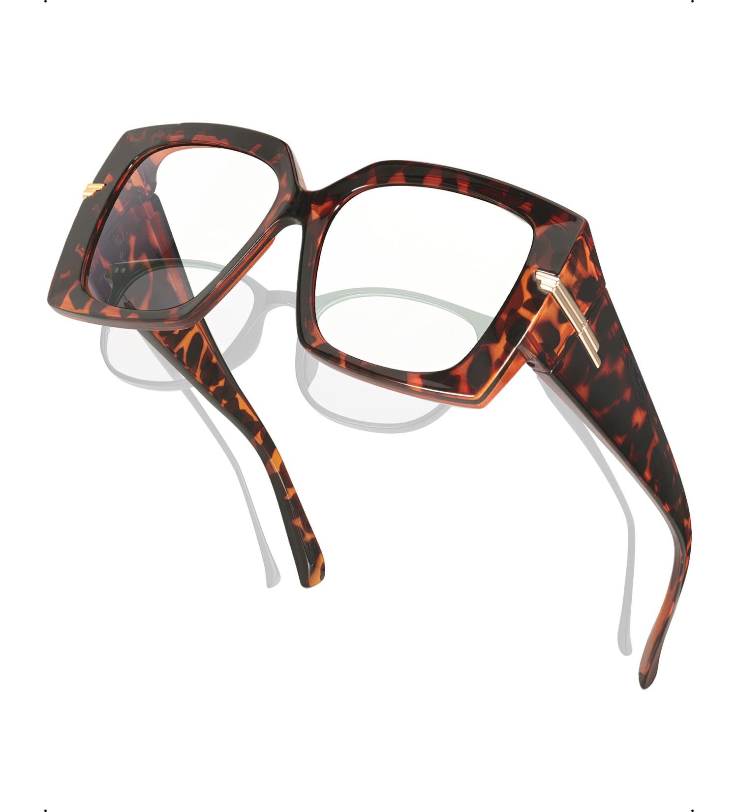 SIPHEW Blue Light Blocking Glasses | Non-Prescription Gaming Glasses for Glasses Wearers | Tortoiseshell Design - Buy Online on GoSupps.com