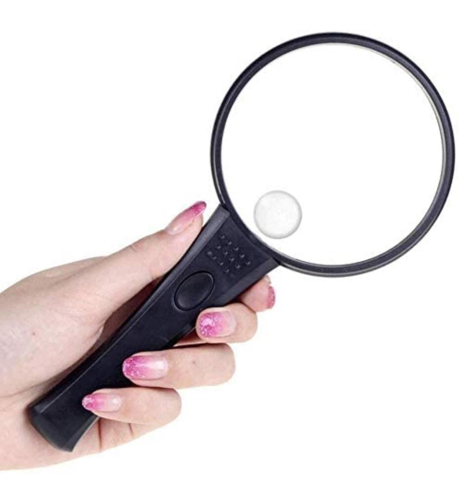 Magnifier Energy efficient LED Non-Slip Hand Handle Child Amblyopia Reading Book Full of Stars