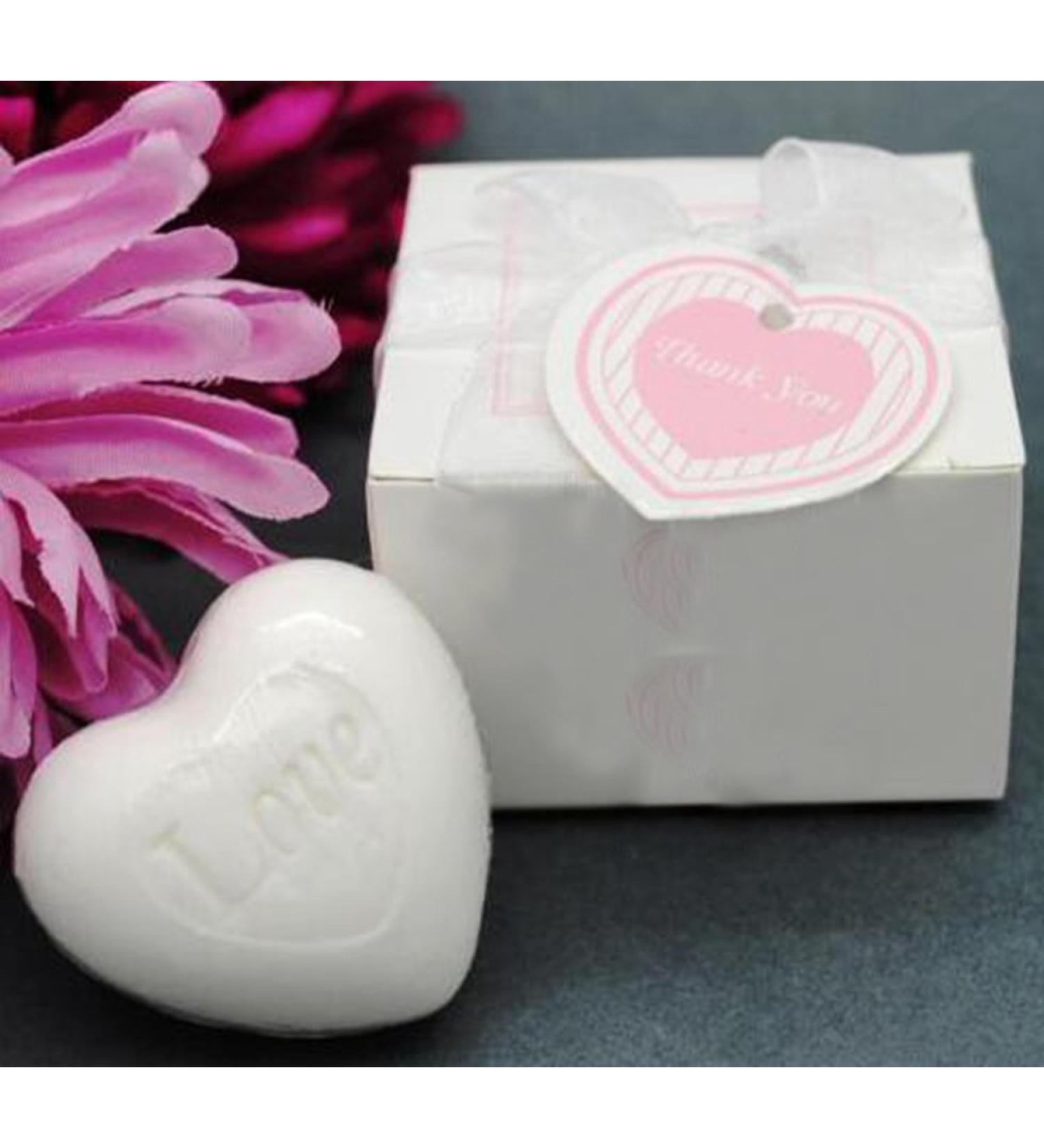 AIXIANG Mini 24 Pack Scented White Heart Shape Soap Favors - Wedding & Baby Shower Guest Keepsake Gifts, Bridal & Housewarming Party Favors, Mother's Day Gift Set - Buy Online on GoSupps.com