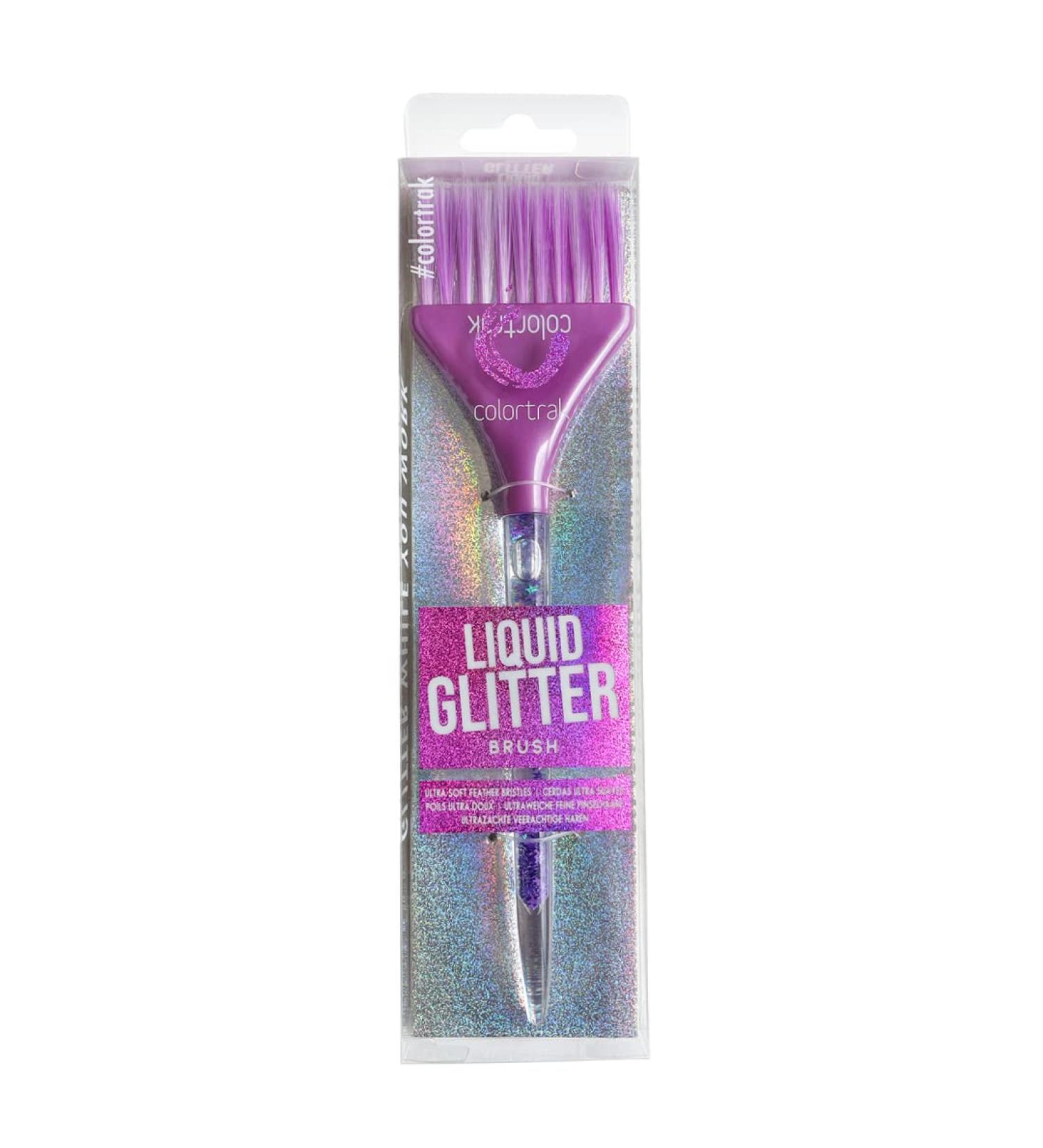 Colortrak Liquid Glitter Tint Brush - Ultra Soft Feather Bristles for precise coloring effects - Reusable and Easily Washable - Buy Online on GoSupps.com