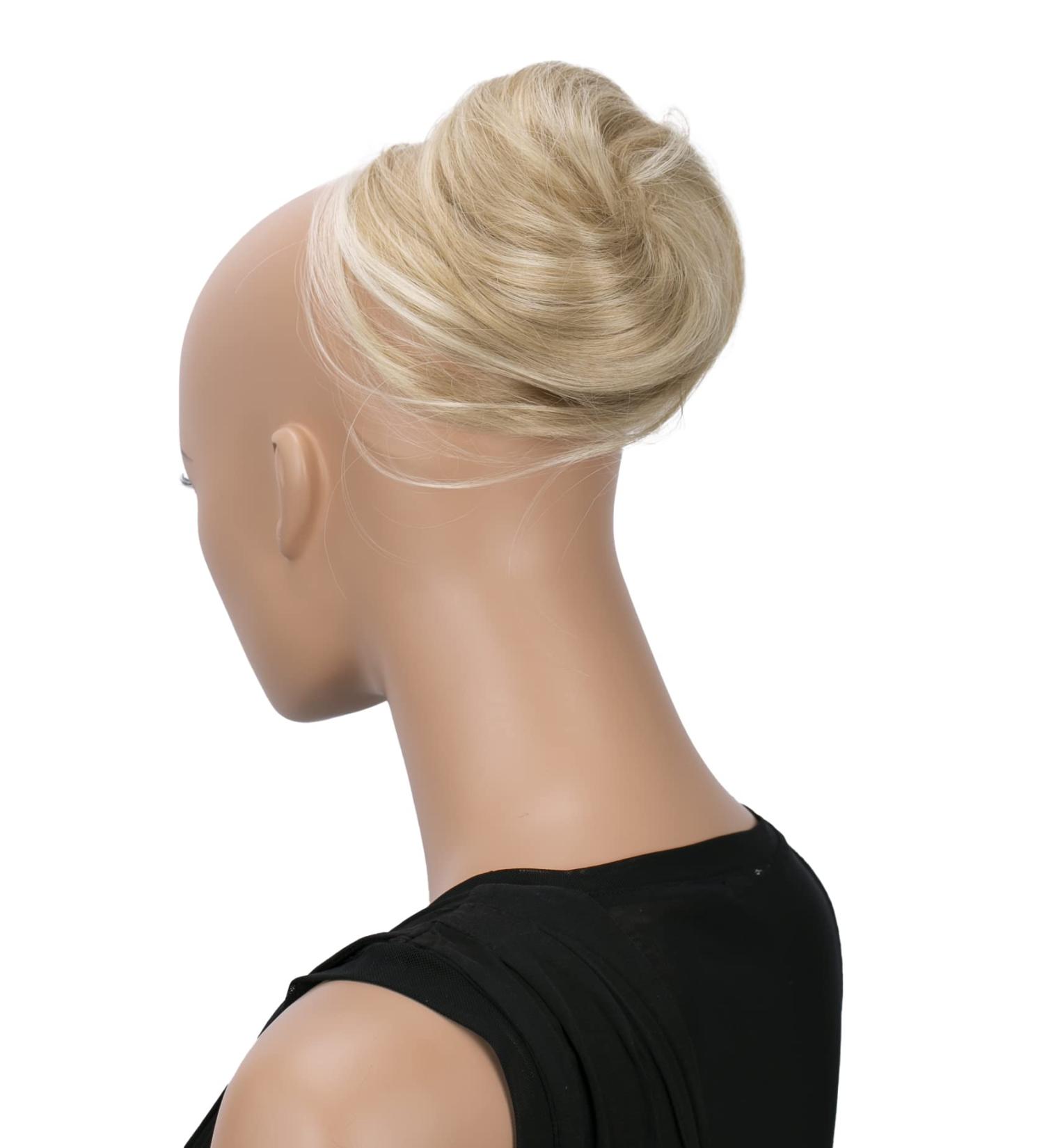 CAISHA Bun Hairpiece Ponytail Hepburn-Bun Scrunchie Updo Light Blonde Mix DC8 light blonde mix #25T613 DC8 - Buy Online on GoSupps.com