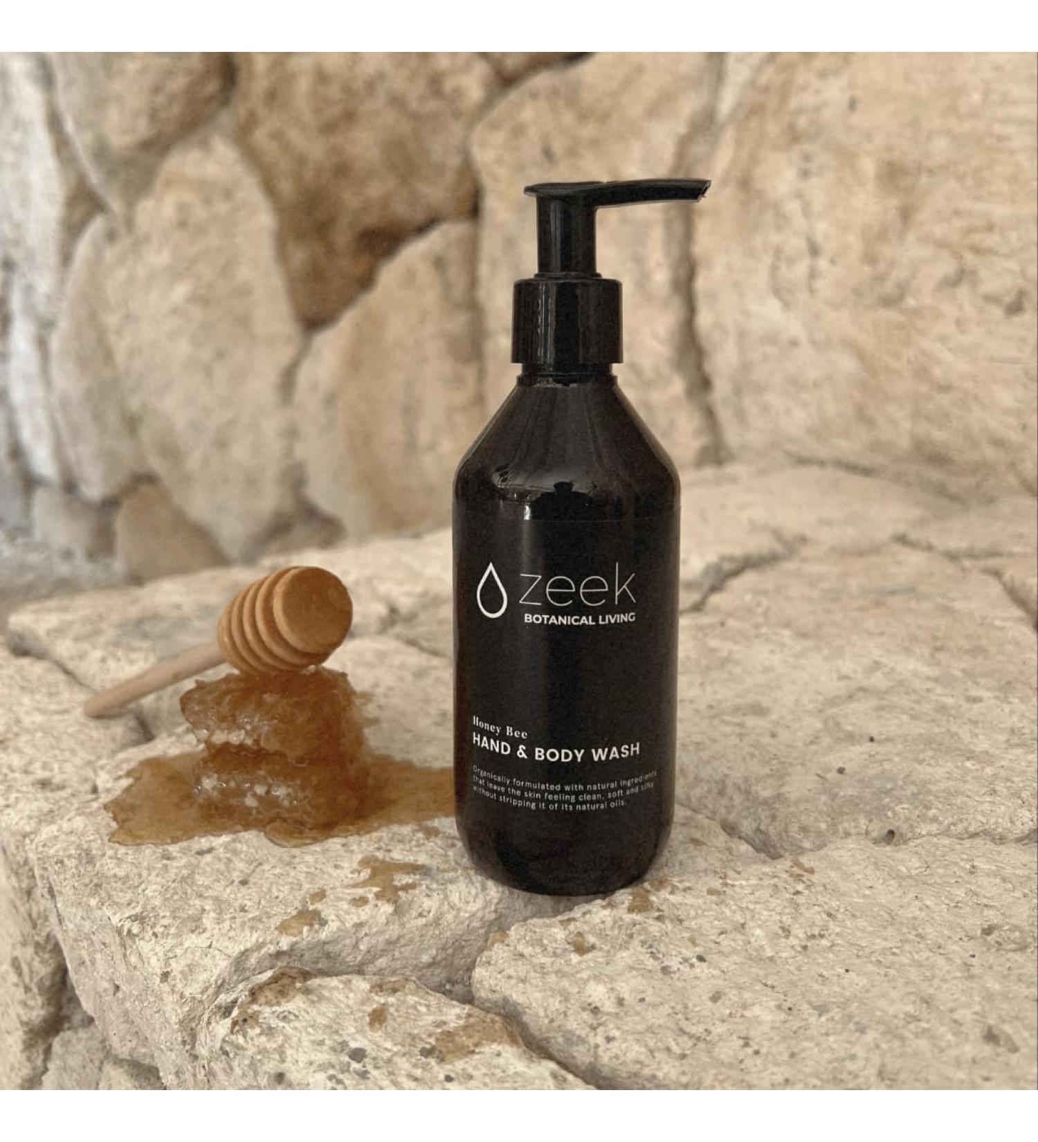 Buy ZEEK Mayan Bee Organic Honey Body Wash 16 oz - Moisturizing & Natural Skincare | International Shipping Available - Buy Online on GoSupps.com