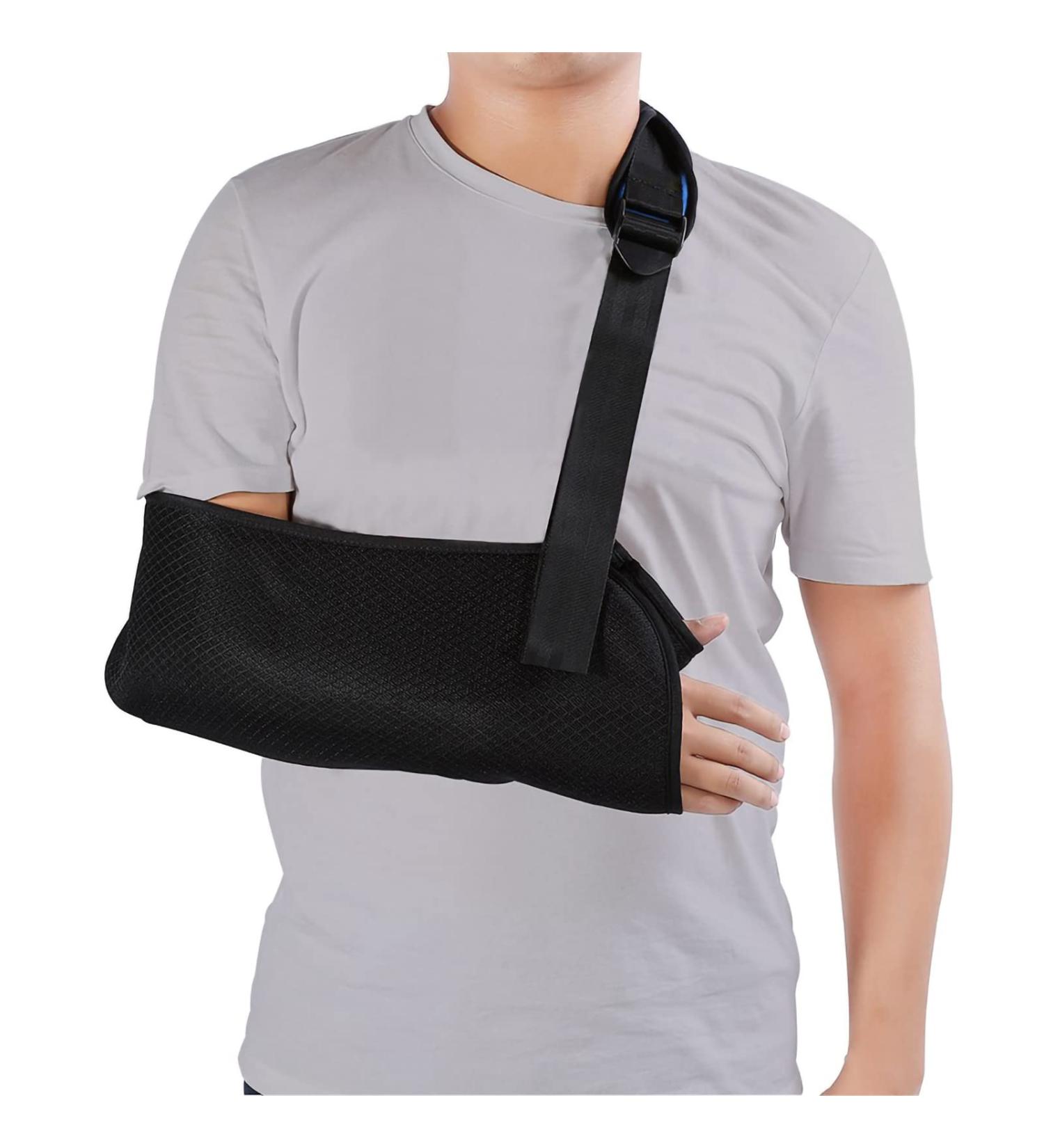 Adjustable Medical Arm Sling - Shoulder Immobilizer & Elbow Fracture Support - Perfect for Broken Bones & Strains - International Shipping - Buy Online on GoSupps.com