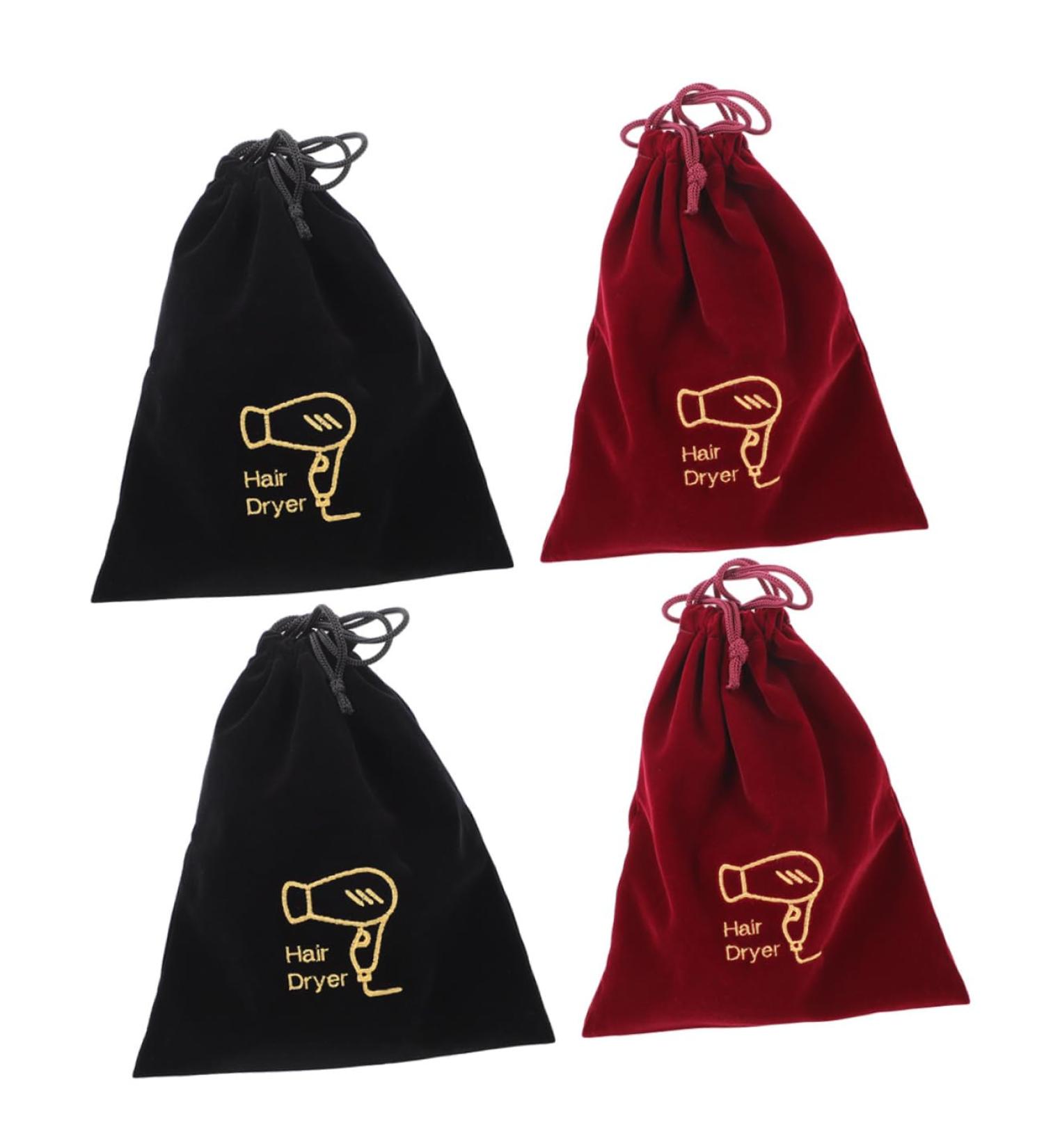 CANIGHT 4pcs Storage Bag Drawstring Bags Drawstring Bags Hair Tools Travel Bag Travel Tote Bag Fabric - Buy Online on GoSupps.com