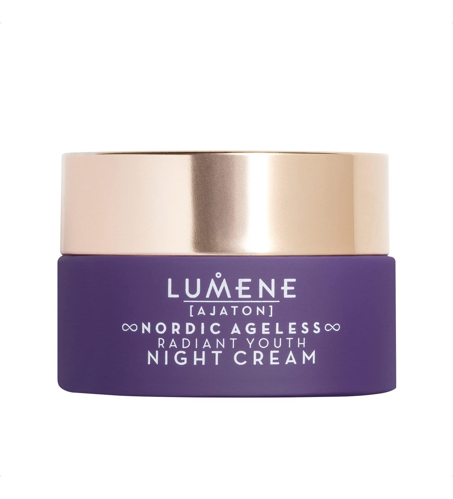 Lumene Ajaton Radiant Youth Night Cream - Anti Aging Moisturizer for Fine Lines & Wrinkles - Rejuvenating Skin Firming Face Cream (50ml - Buy Online on GoSupps.com