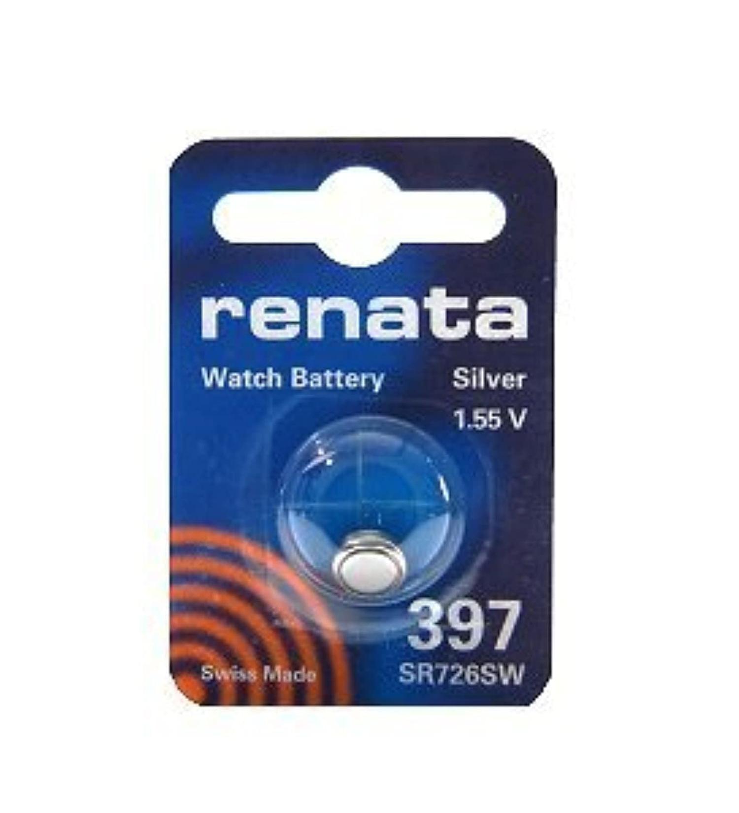 Buy Renata 397 Silver Oxide Button Cell Watch Battery (1 Pc) - Long-lasting Power for International Shipping - Buy Online on GoSupps.com