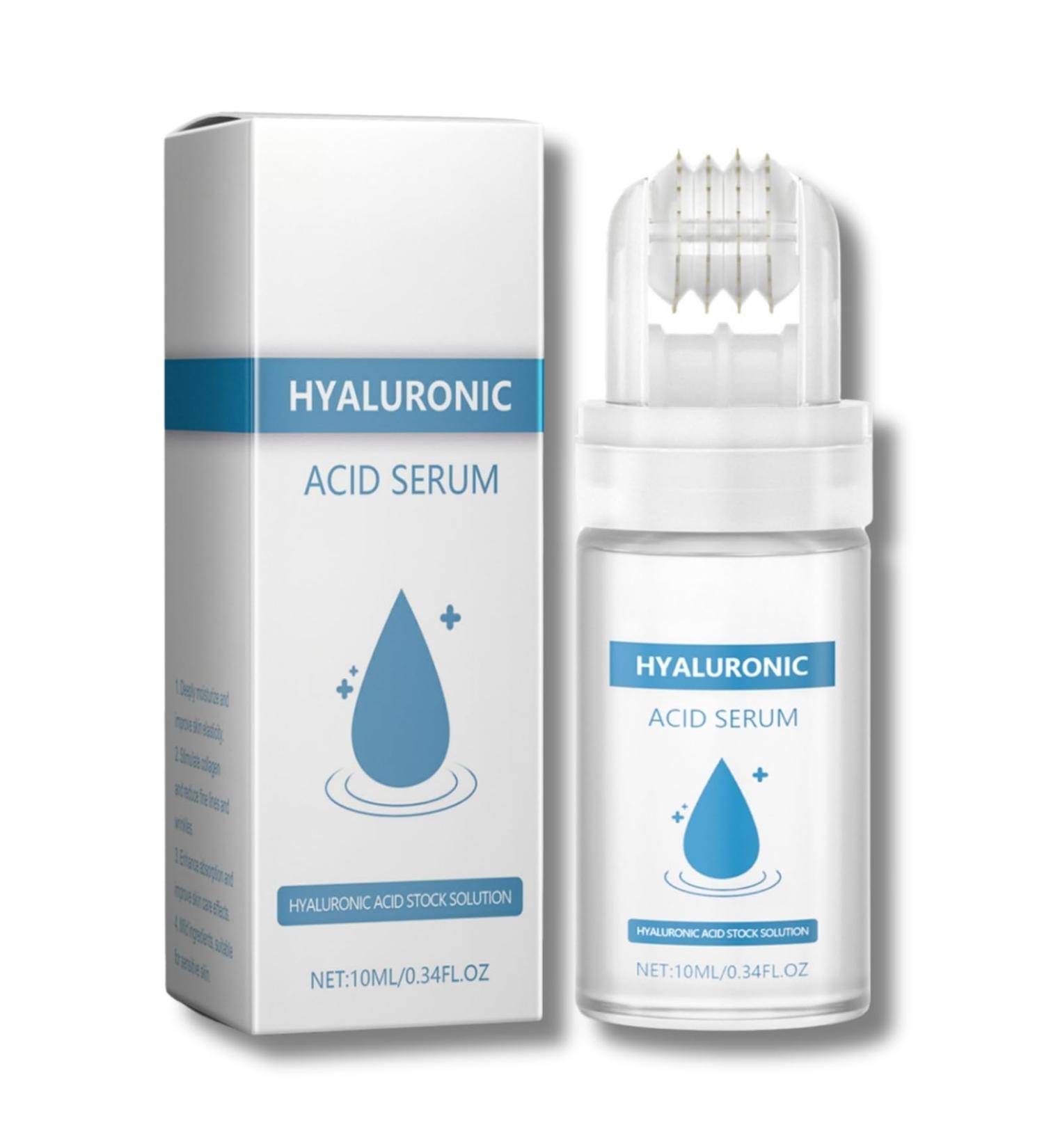 Hyaluronic Acid Microneedling Serum - Hyaluronic Acid Face Serum - Gla-Mory Micro-Infusion Facial System - Hyaluronic Acid Serum for Face - Dark Spot Remover for Face - Face Serum for Women - Buy Online on GoSupps.com