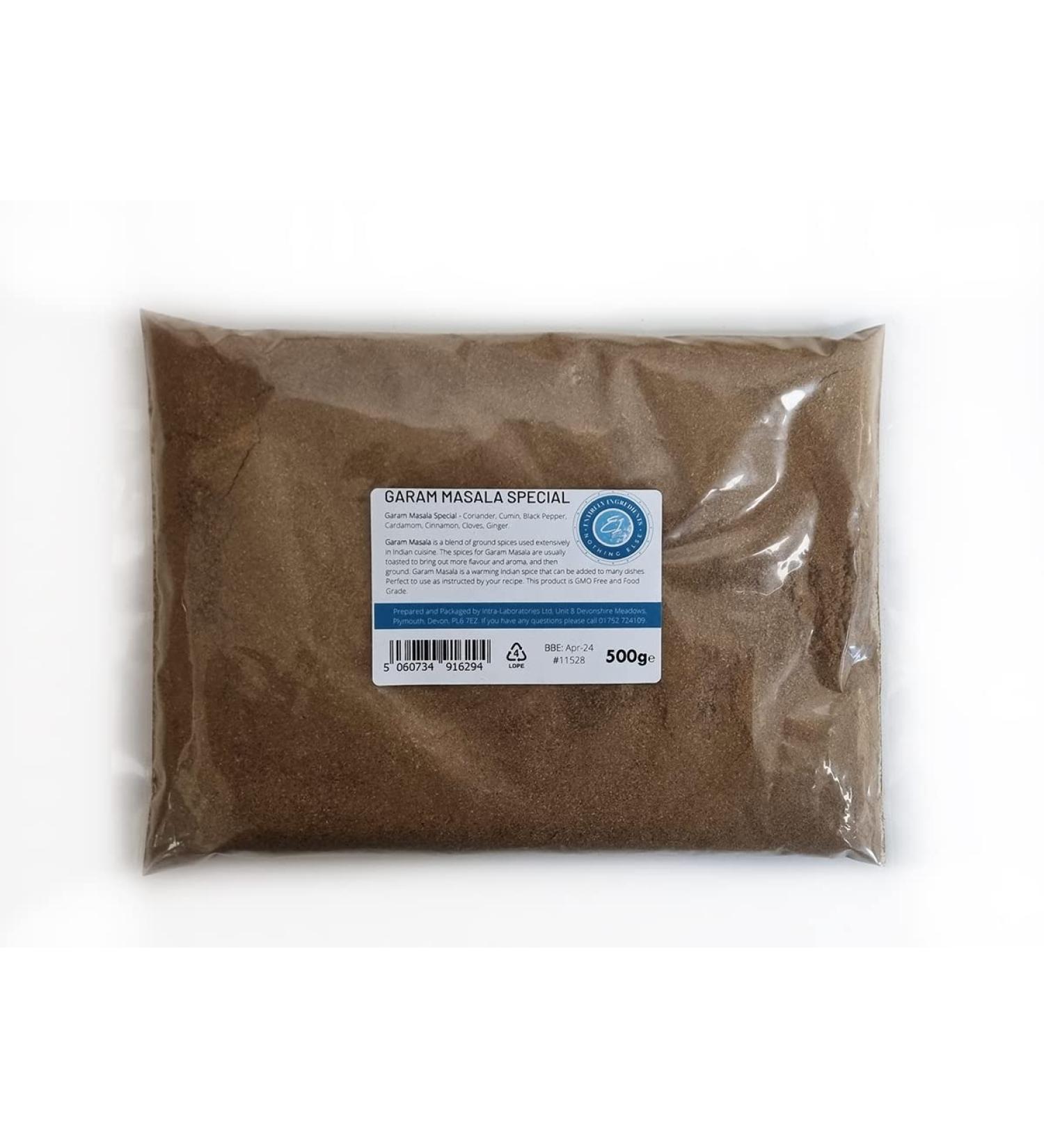 Entirely Ingredients Garam Masala Special Fine Powder 500g Mixed Spices - Selected for Premium Quality - Buy Online on GoSupps.com