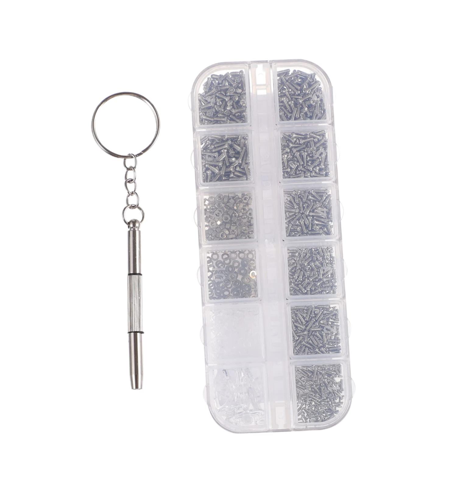 Yardwe Screw Set for Watches & Glasses - Mini Stainless Steel Fastening Tool Set for Repairs - Buy Online on GoSupps.com