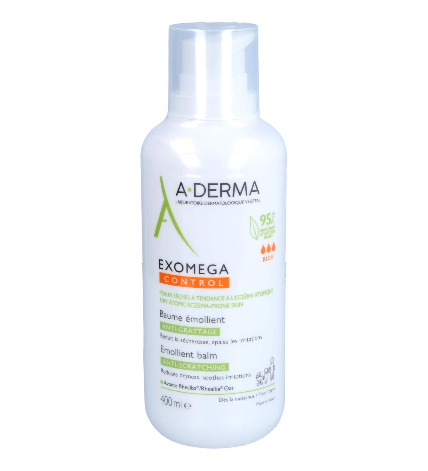 A-DERMA Exomega Control Emollient Balm Anti-Scratching 400ml