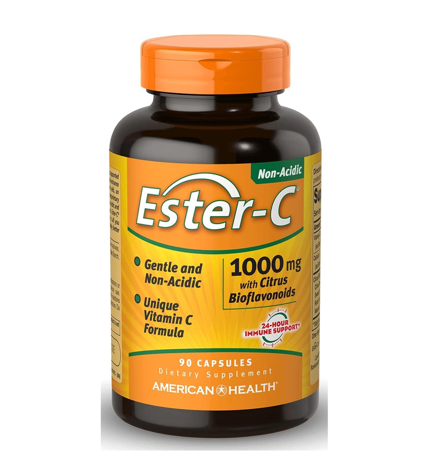Ester-Vitamin C with Citrus Bioflavonoids 1Vitamin 000 Milligrams 90 Capsules Unflavored 90 Count (Pack of 1)